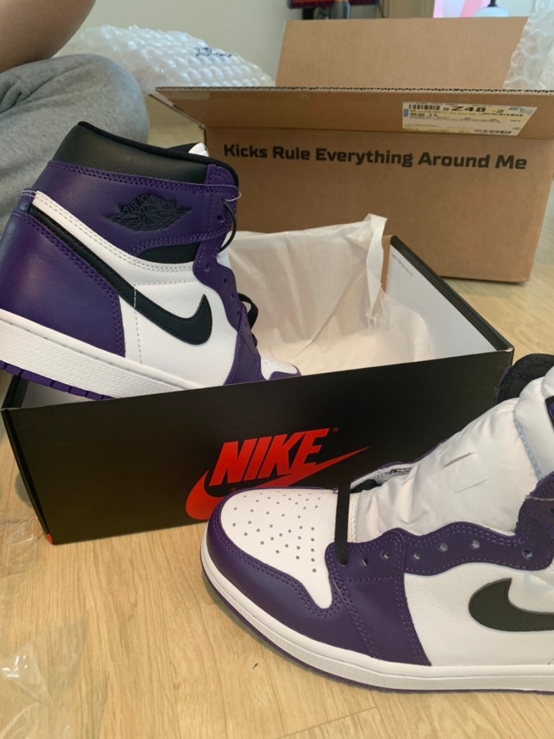 Jordan 1 Retro High OG Court Purple 2020 착용 스타일