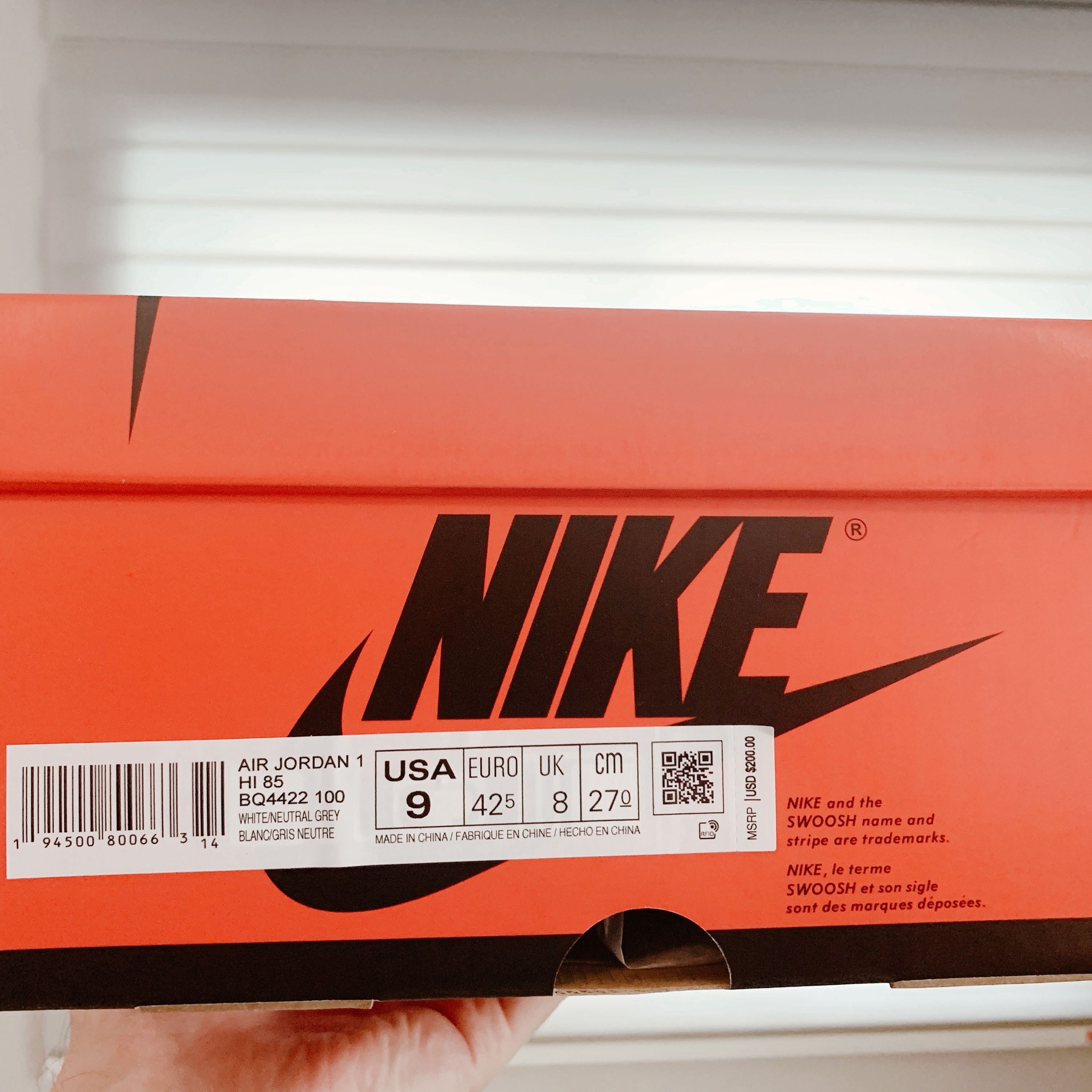 Jordan 1 High 85 Neutral Grey 착용 스타일 - 2