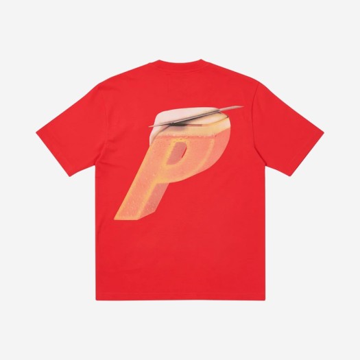 팔라스 x 스텔라 아르투아 P-스킴 티셔츠 레드 - 21SS