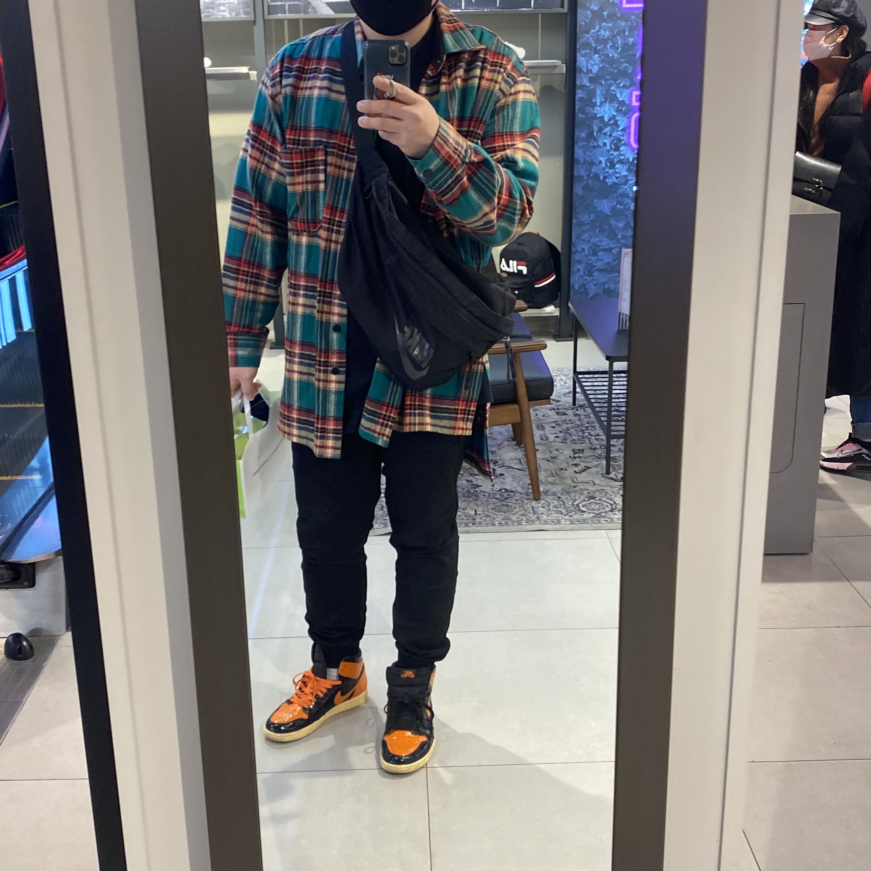 Jordan 1 Retro High Shattered Backboard 3.0 착용 스타일 - 1