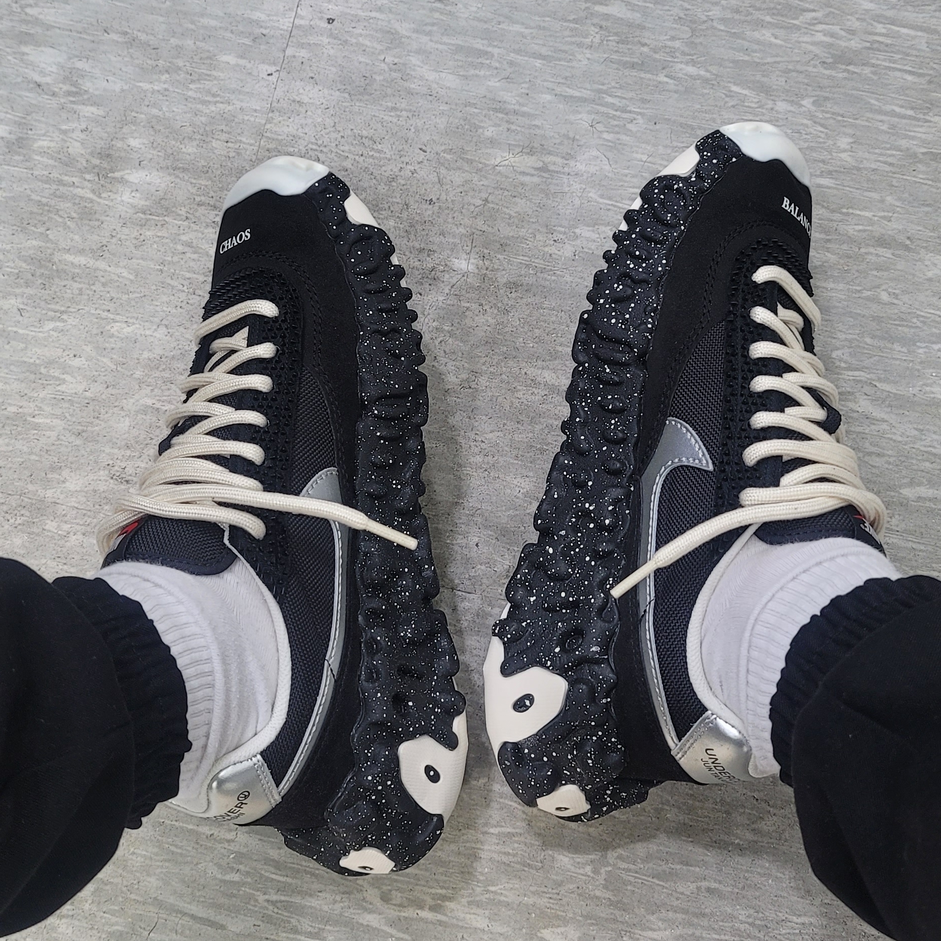 Nike x Undercover Overbreak SP Black 착용 스타일 - 3
