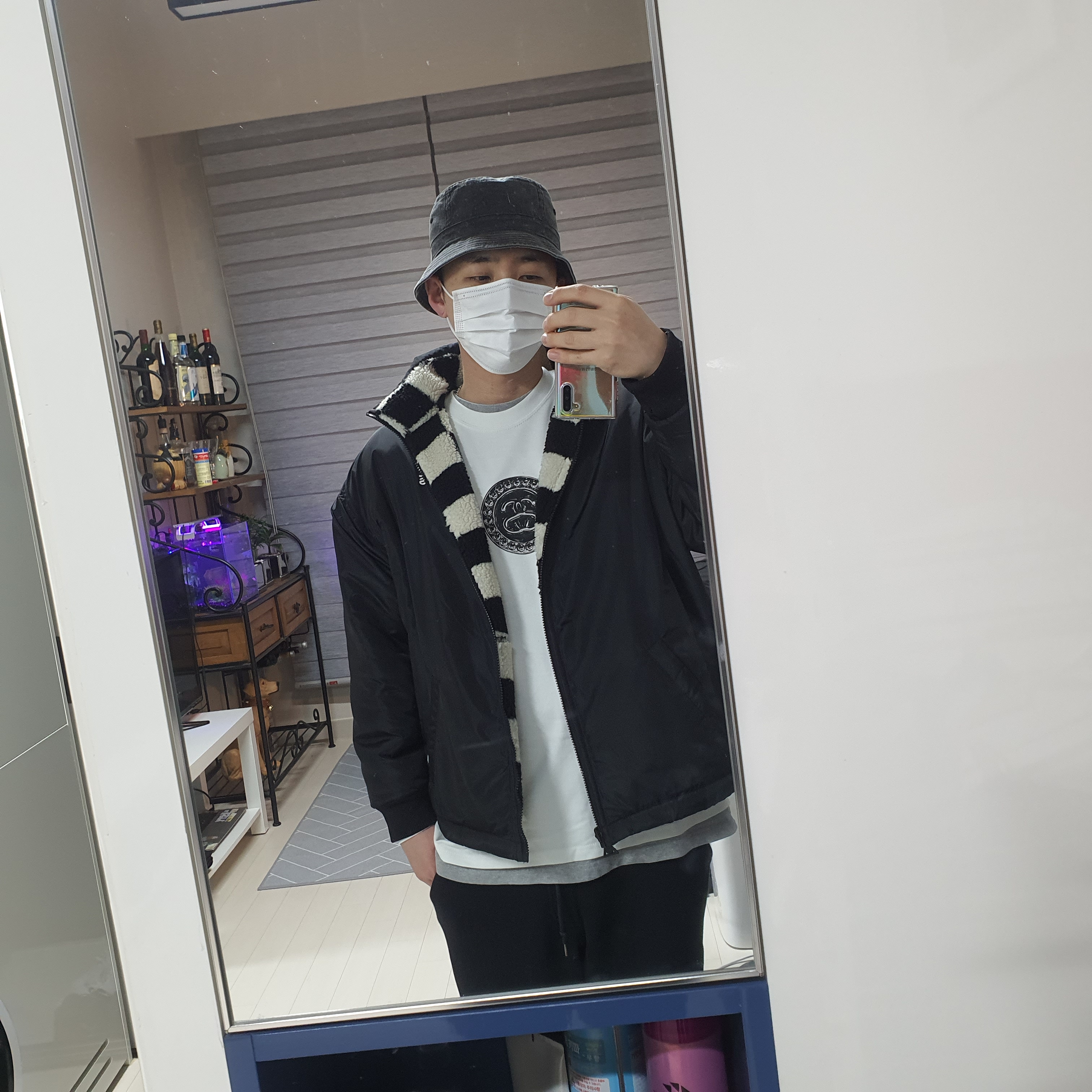Nike x Stussy Big Swoosh LS T-Shirt White - US/EU 착용 스타일