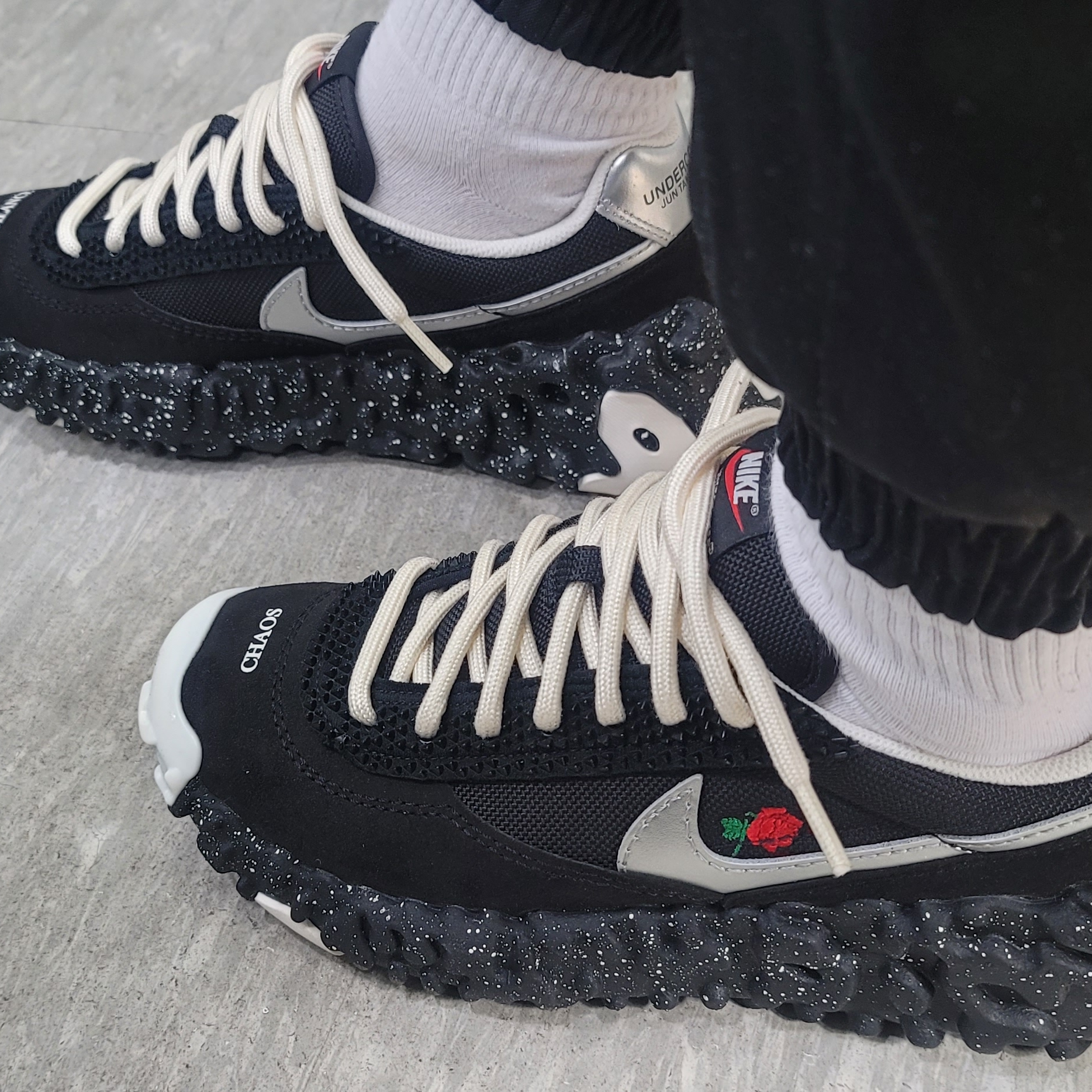 Nike x Undercover Overbreak SP Black 착용 스타일 - 1