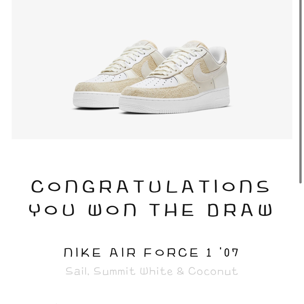 (W) Nike Air Force 1 '07 Coconut Milk 착용 스타일
