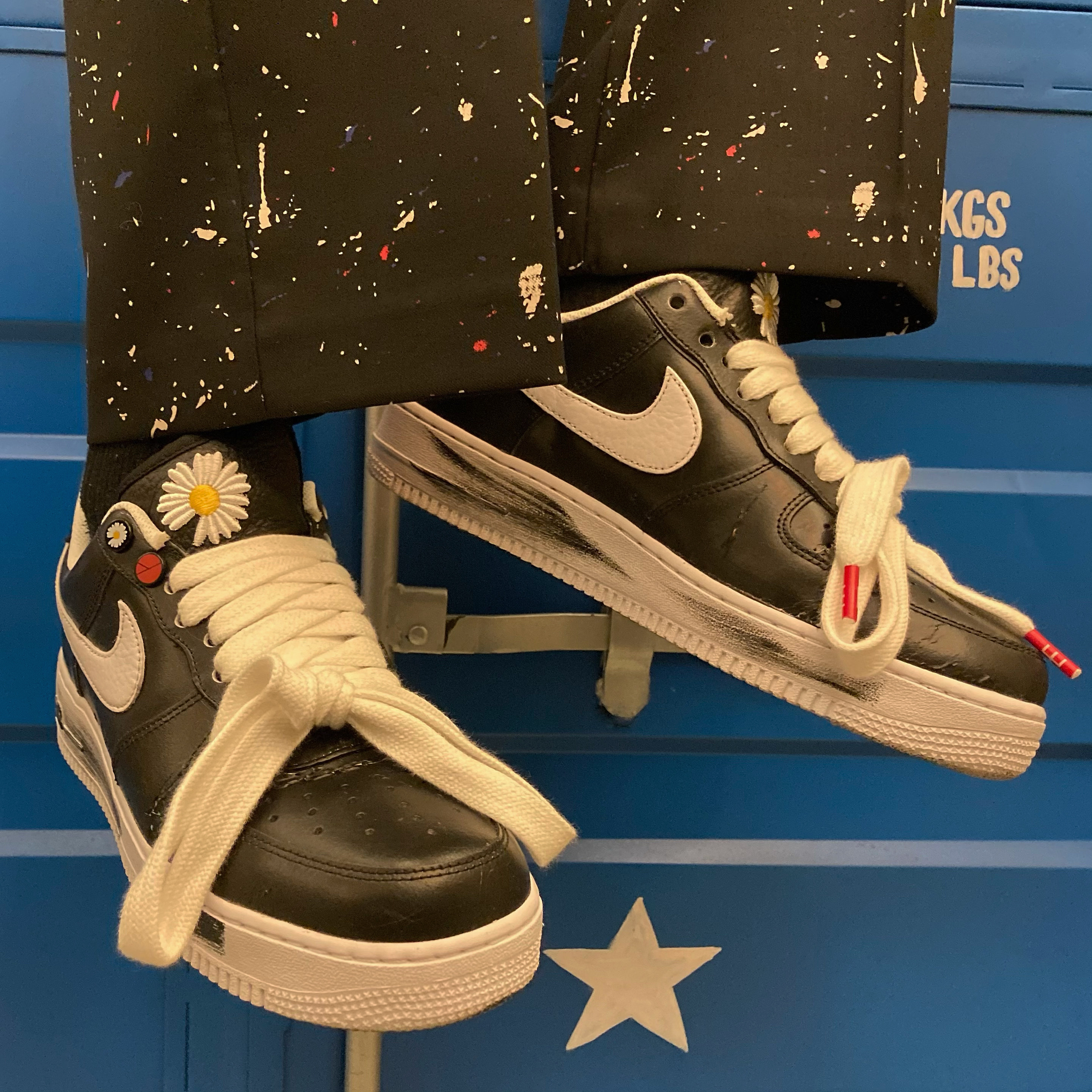 Nike x Peaceminusone Air Force 1 Low Para-Noise 착용 스타일