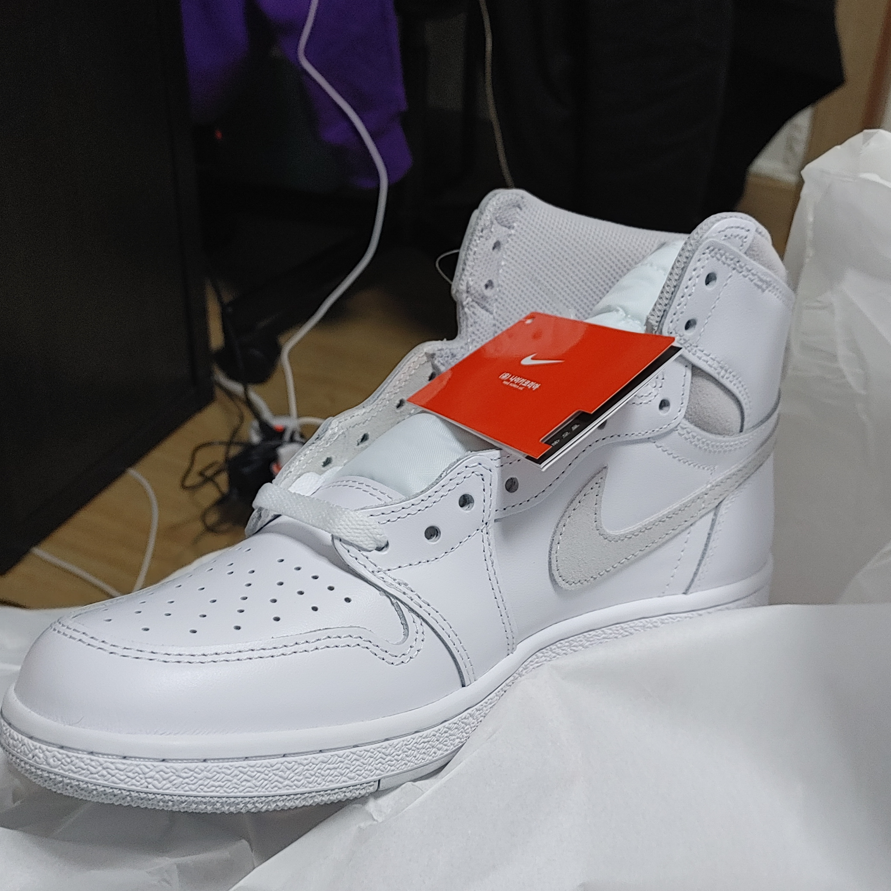 Jordan 1 High 85 Neutral Grey 착용 스타일 - 2