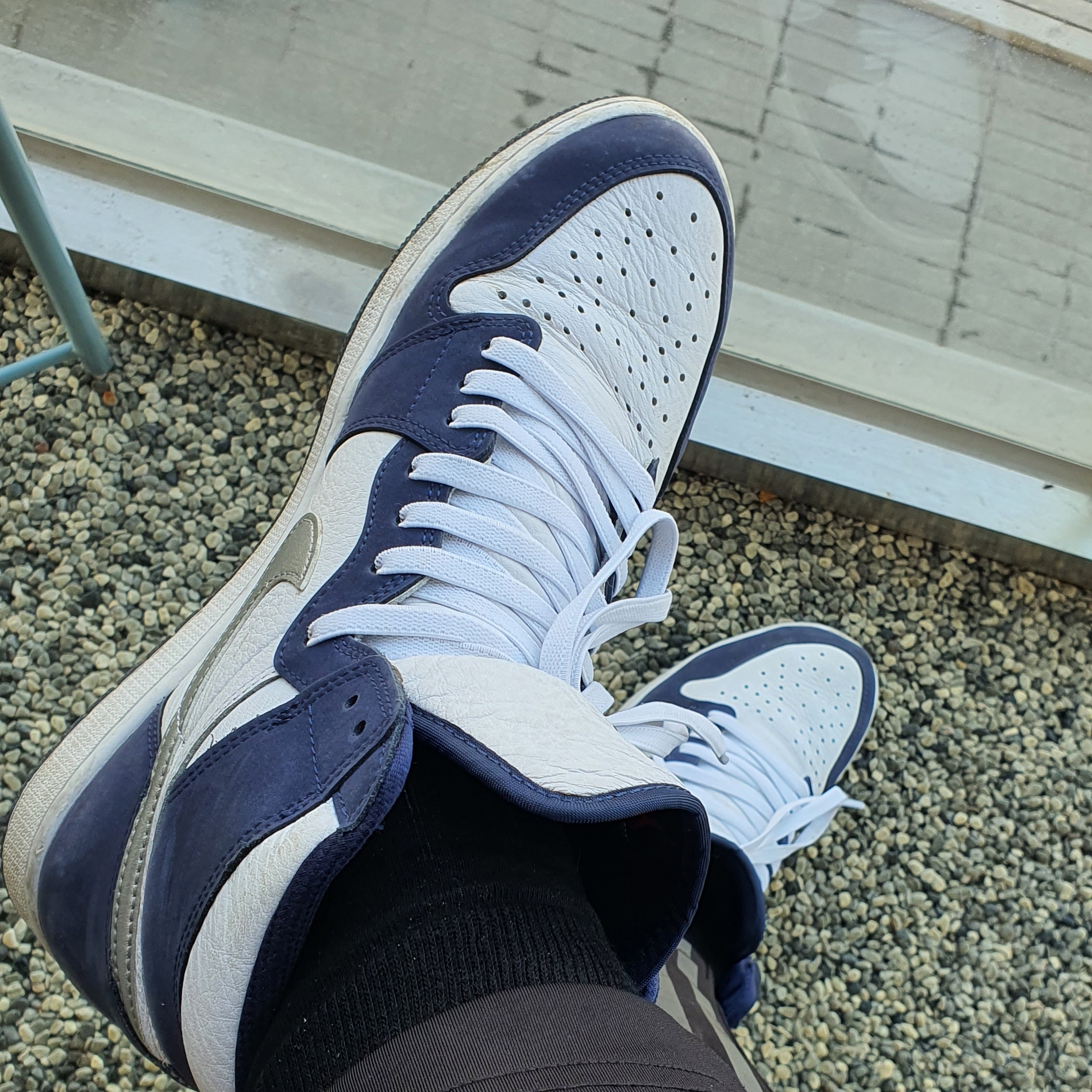 Jordan 1 Retro High OG CO.JP Midnight Navy 착용 스타일