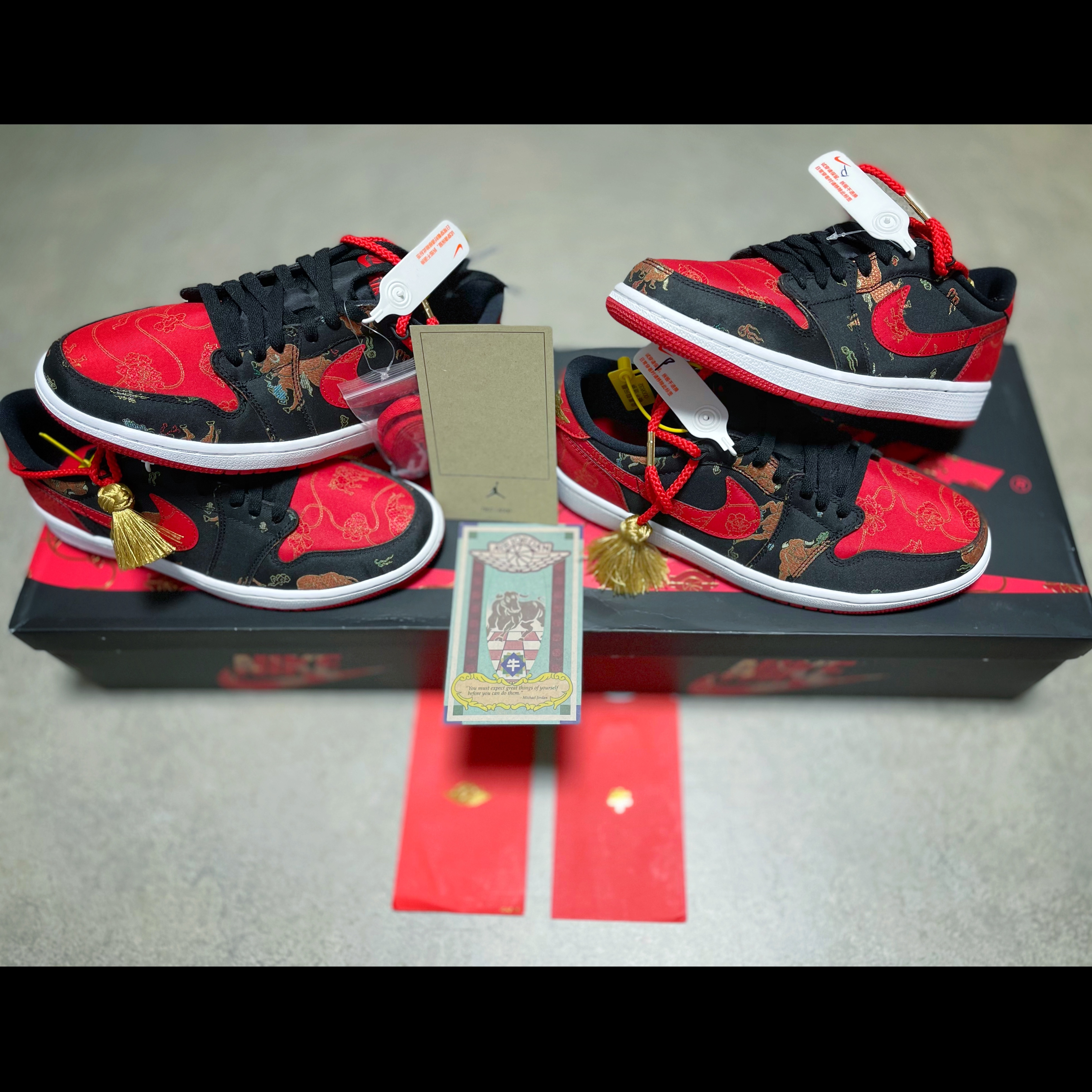 Jordan 1 Low OG Chinese New Year 착용 스타일