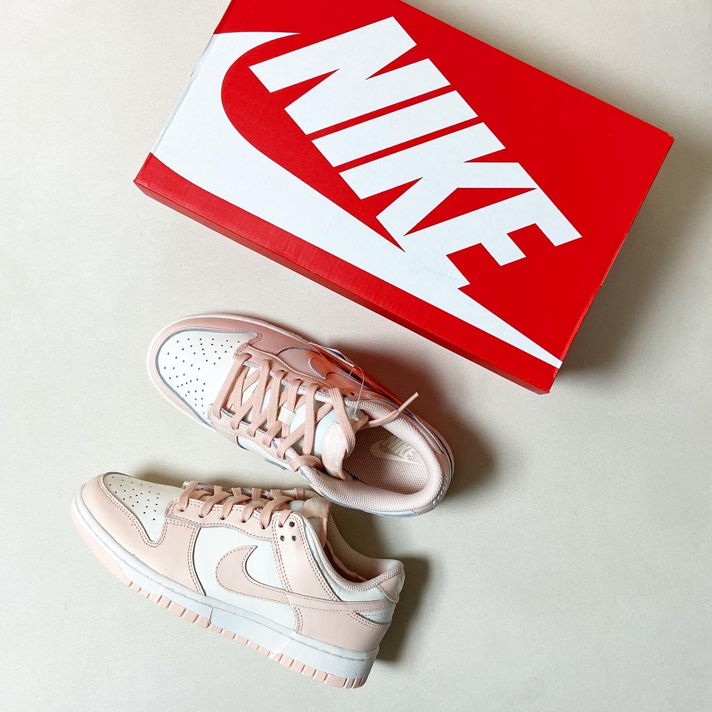 (W) Nike Dunk Low Orange Pearl 착용 스타일