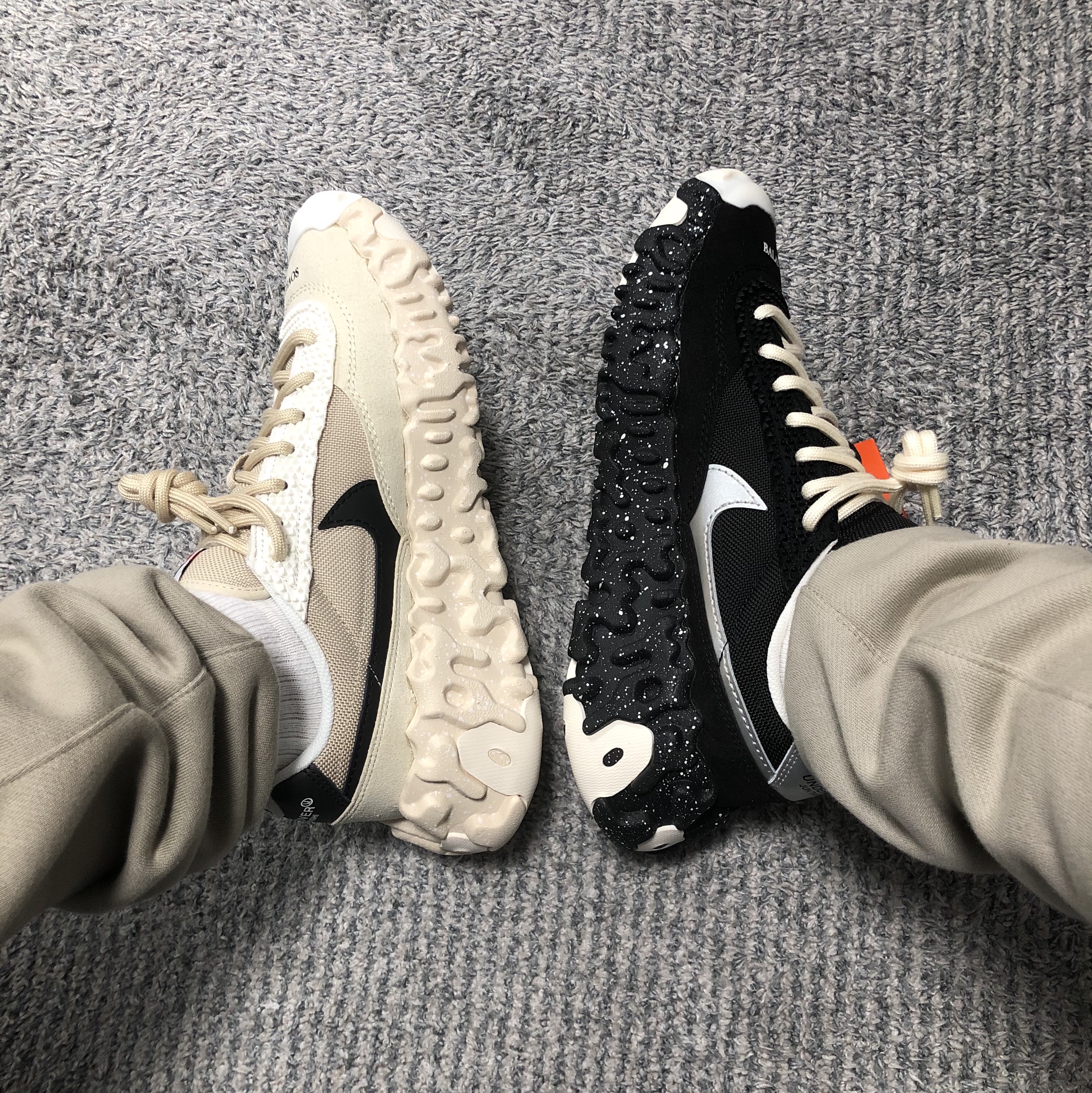 Nike x Undercover Overbreak SP Overcast, Nike x Undercover Overbreak SP Black 착용 스타일 - 4