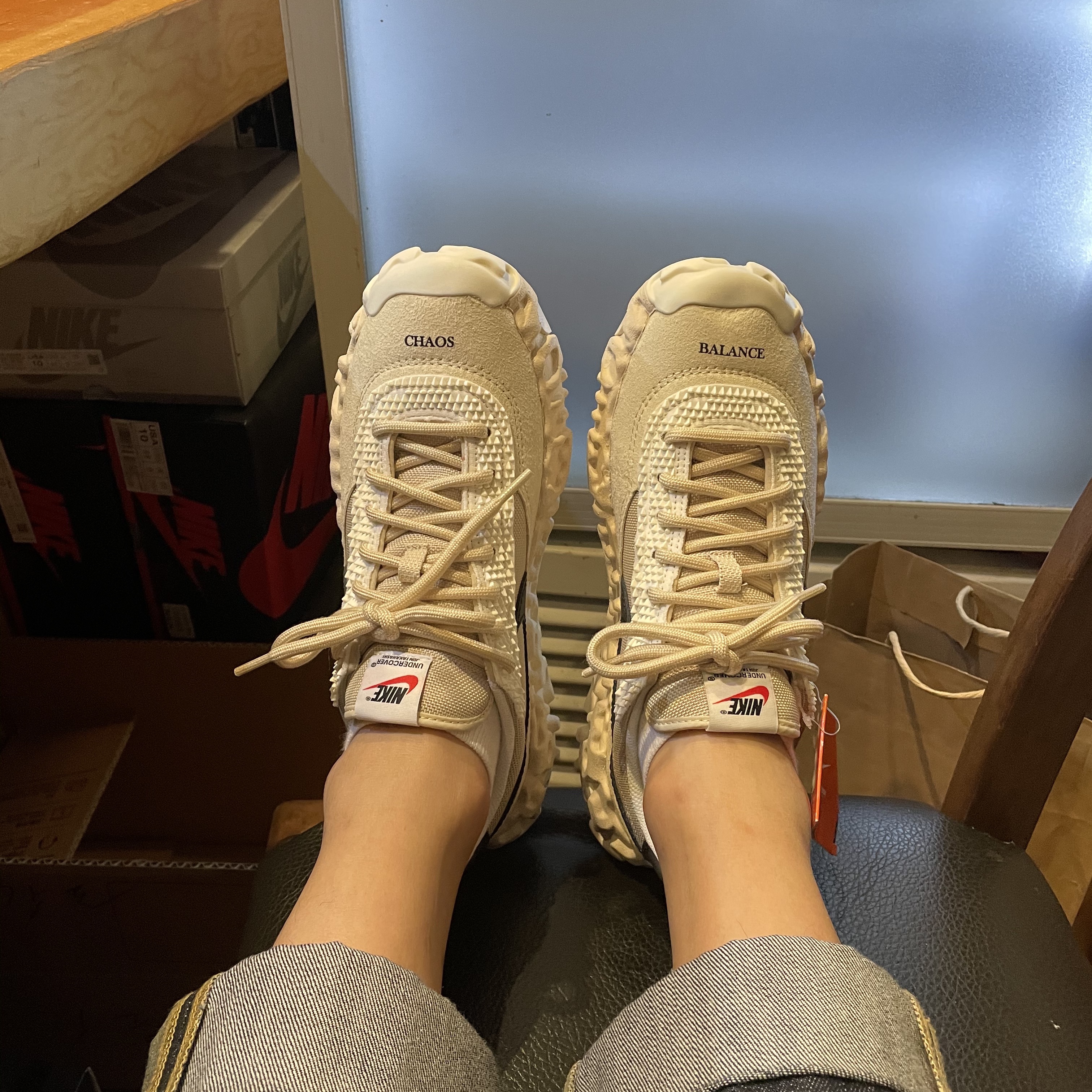 Nike x Undercover Overbreak SP Overcast 착용 스타일 - 2