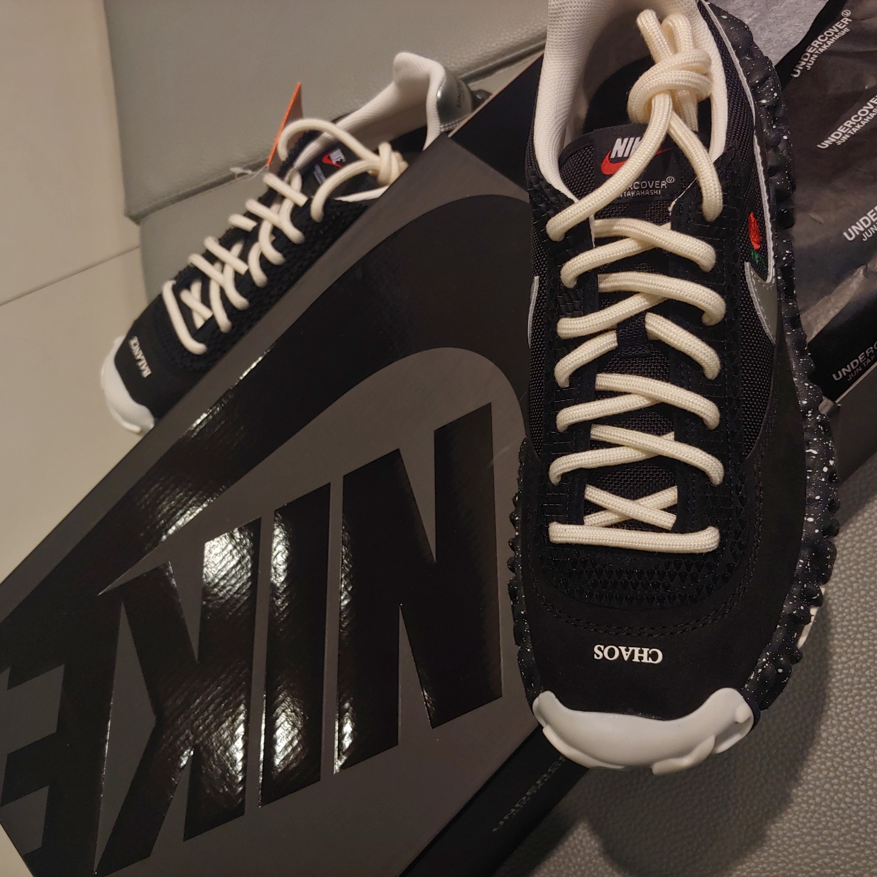 Nike x Undercover Overbreak SP Black 착용 스타일 - 2
