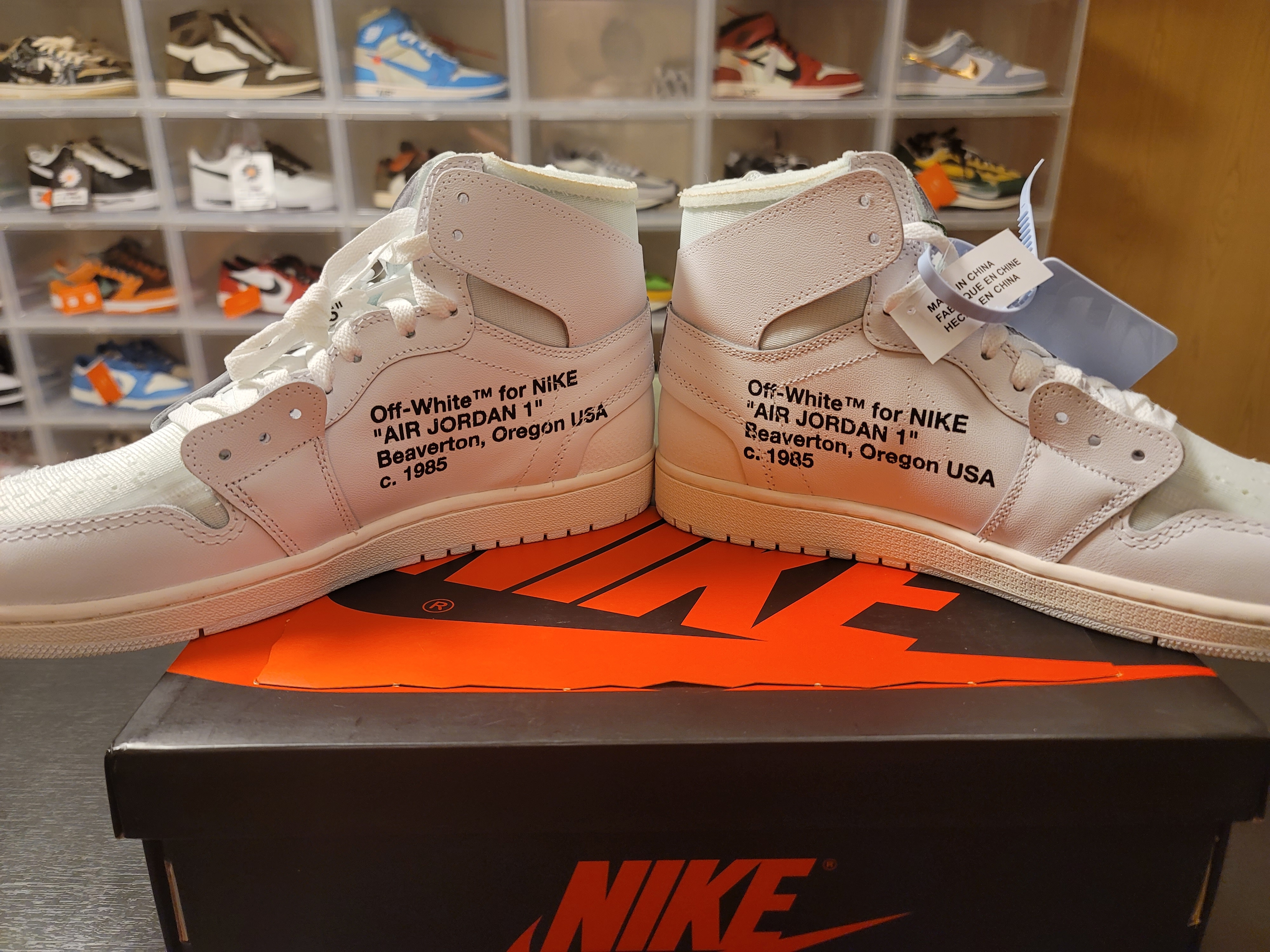 Jordan 1 x Off-White Retro High White 착용 스타일 - 3