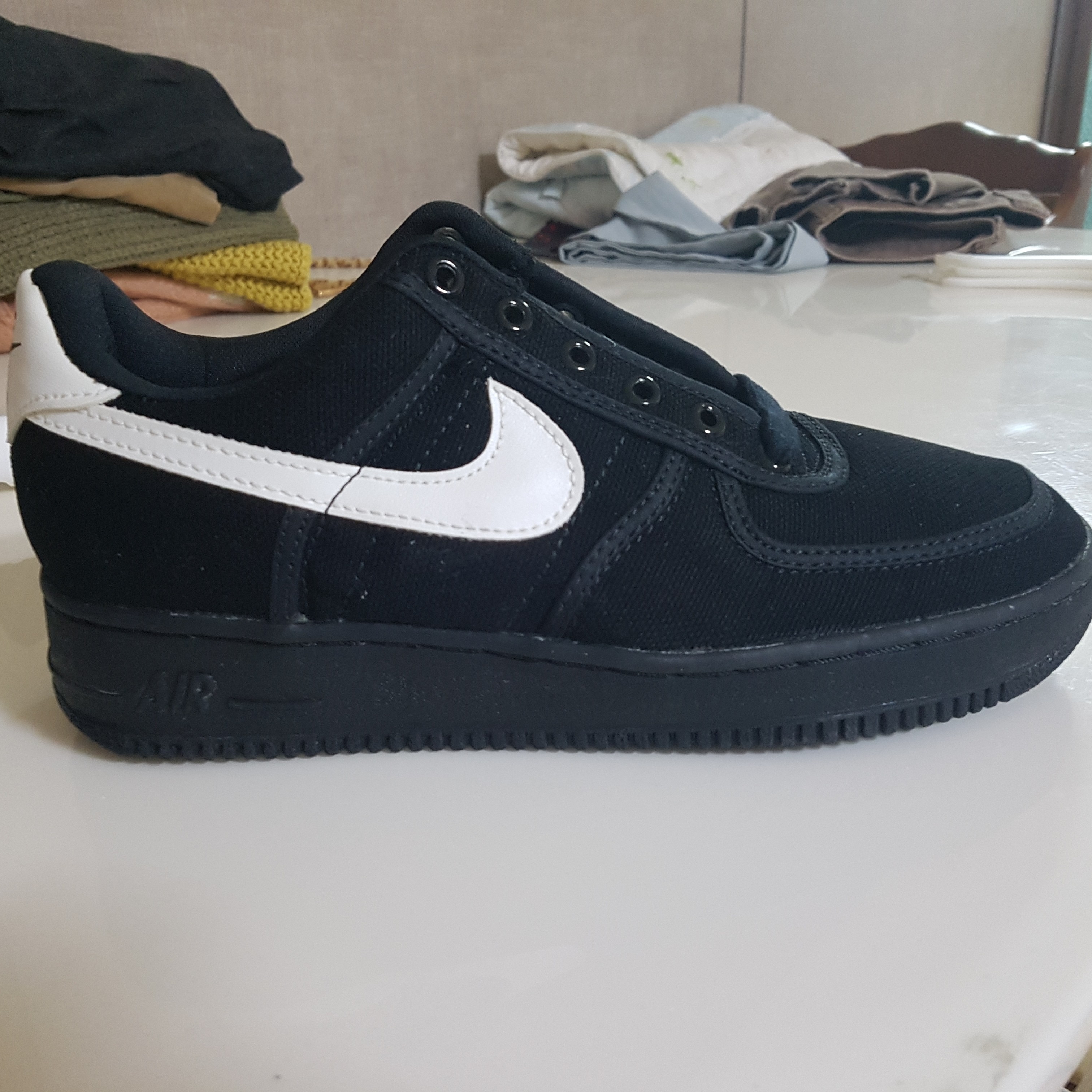 Nike x Off-White Air Force 1 Low The Ten, Nike Air Force 1 Low Swoosh Pack All-Star 2018 White 착용 스타일 - 3