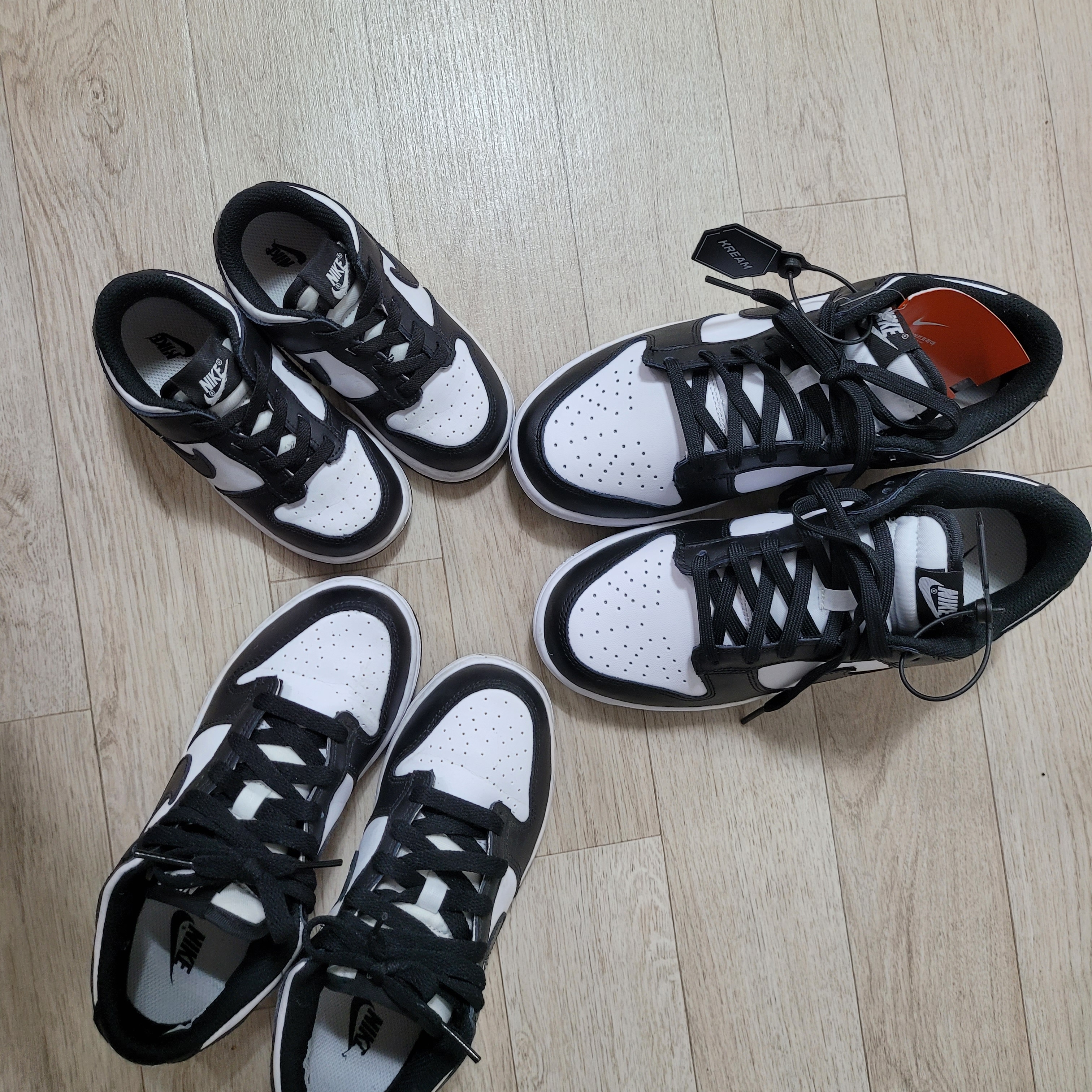 (W) Nike Dunk Low Black, (PS) Nike Dunk Low Black 착용 스타일