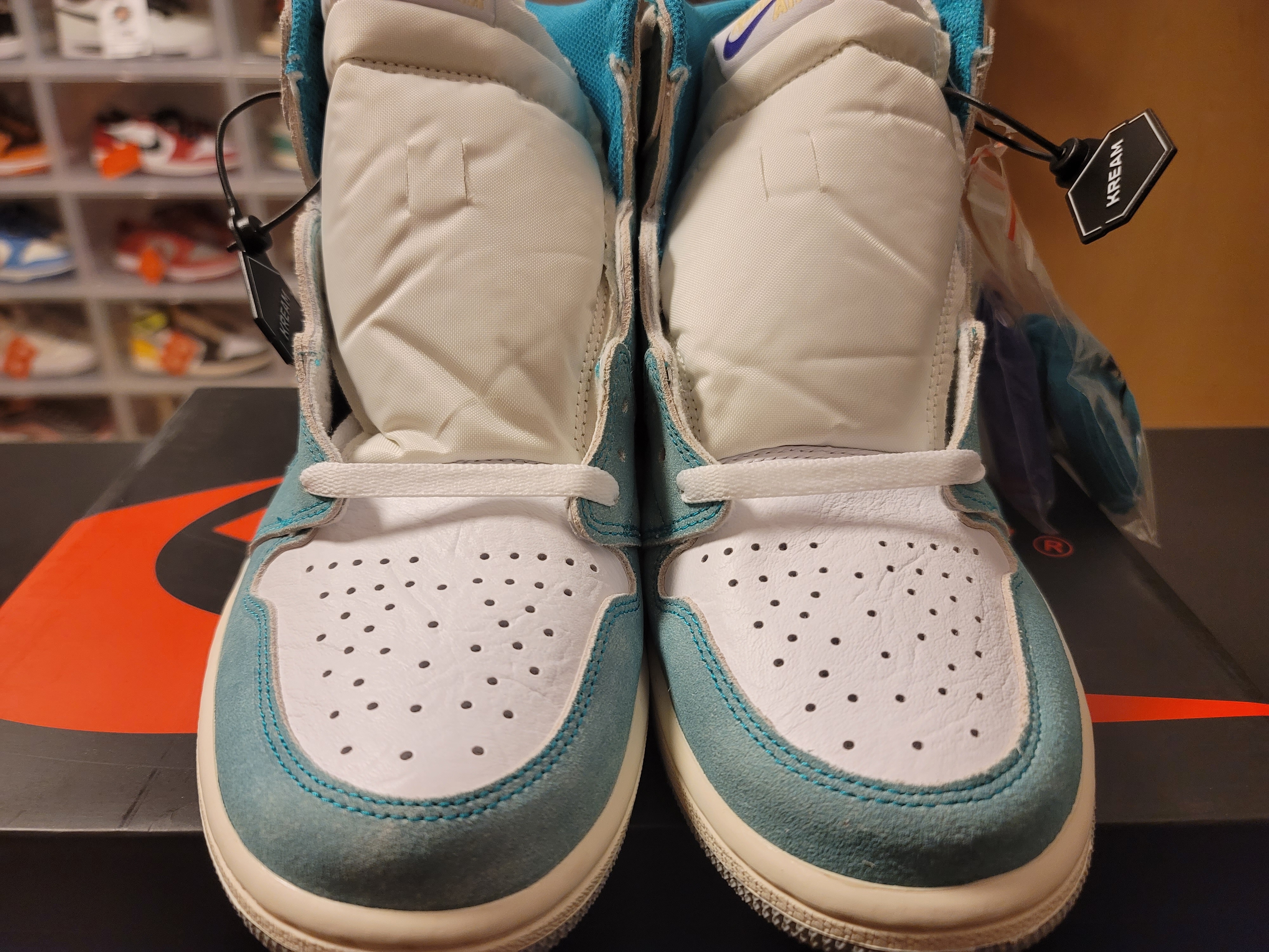 Jordan 1 Retro High OG Turbo Green 착용 스타일 - 1