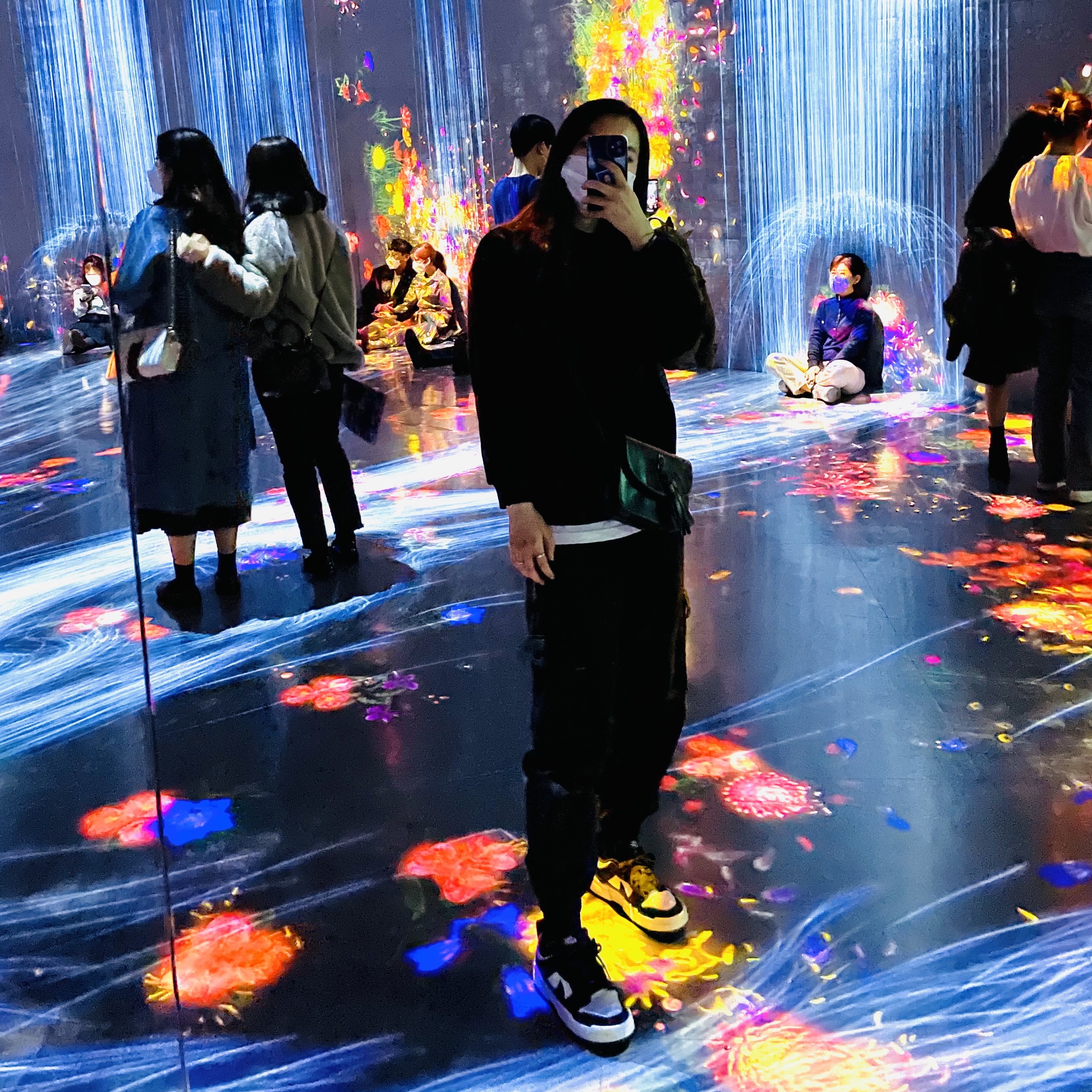 (W) Nike Dunk Low Disrupt Black White 착용 스타일