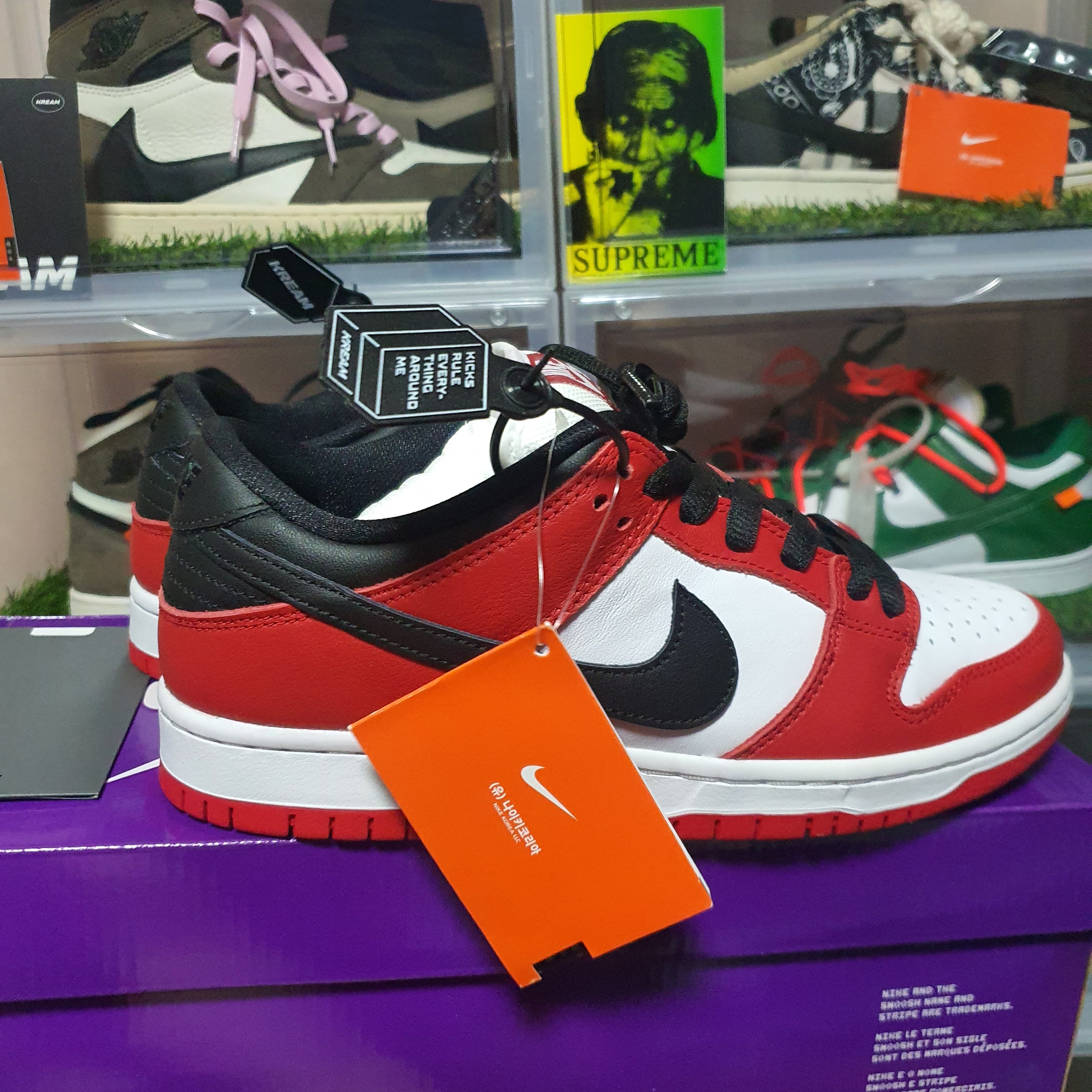 Nike SB Dunk Low Pro Chicago 착용 스타일 - 1