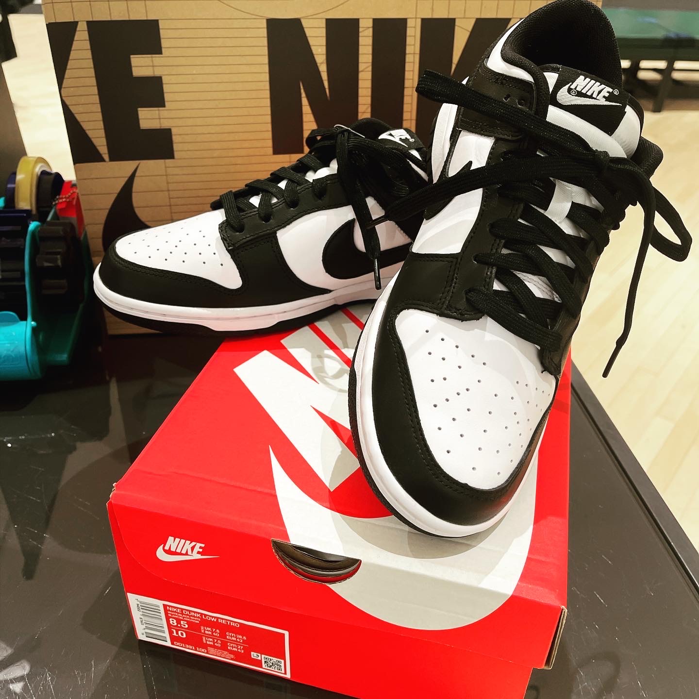 Nike Dunk Low Retro Black 착용 스타일