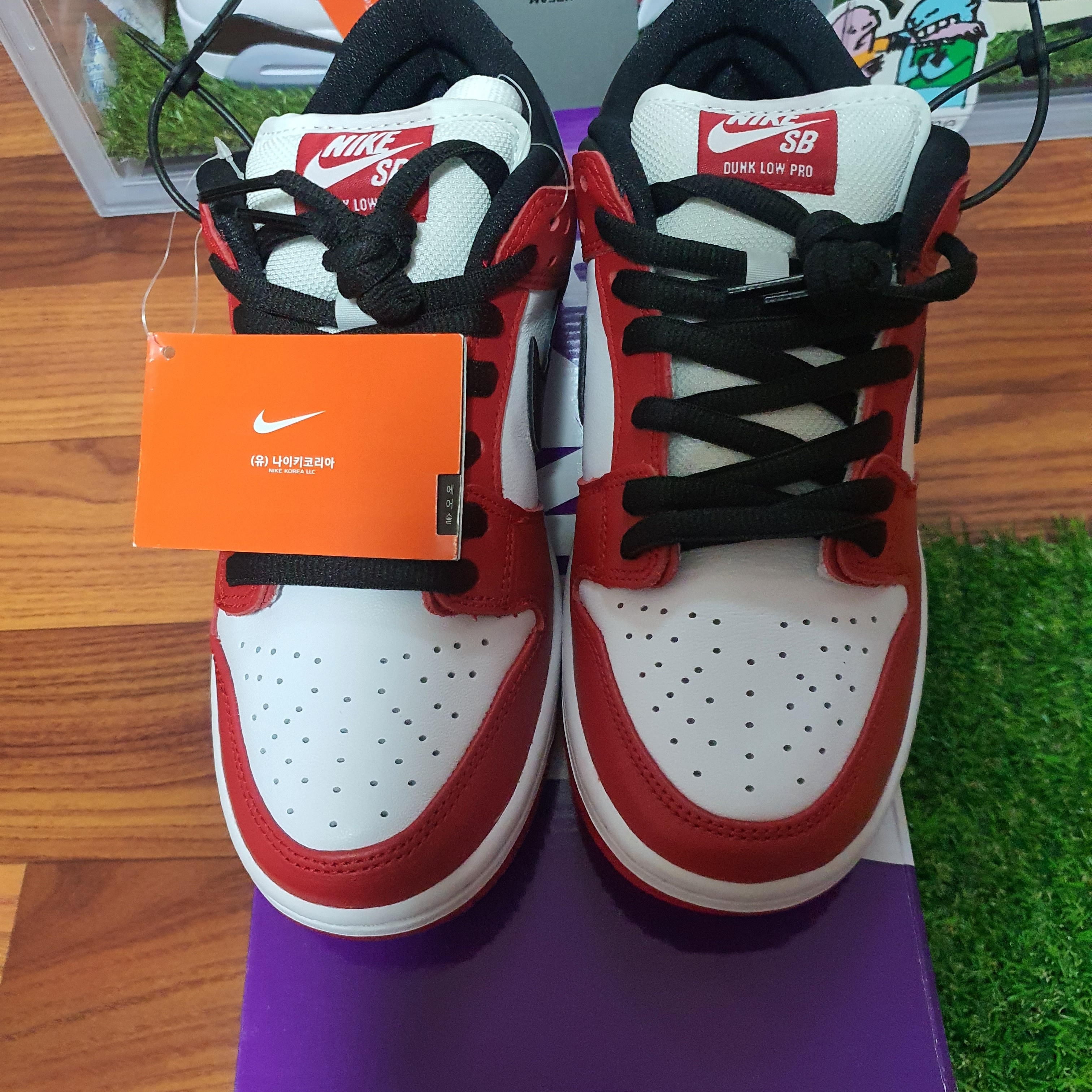 Nike SB Dunk Low Pro Chicago 착용 스타일 - 3