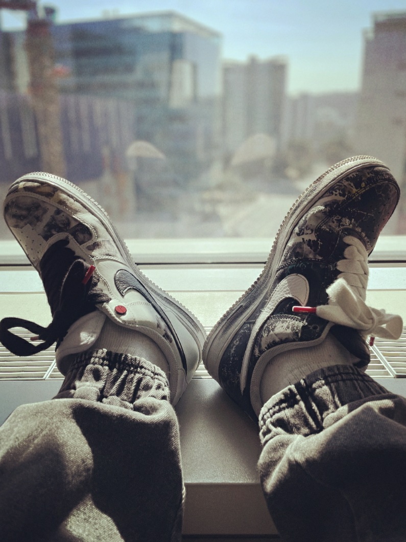 Nike x Peaceminusone Air Force 1 Low Para-Noise 2.0, Nike x Peaceminusone Air Force 1 Low Para-Noise 착용 스타일