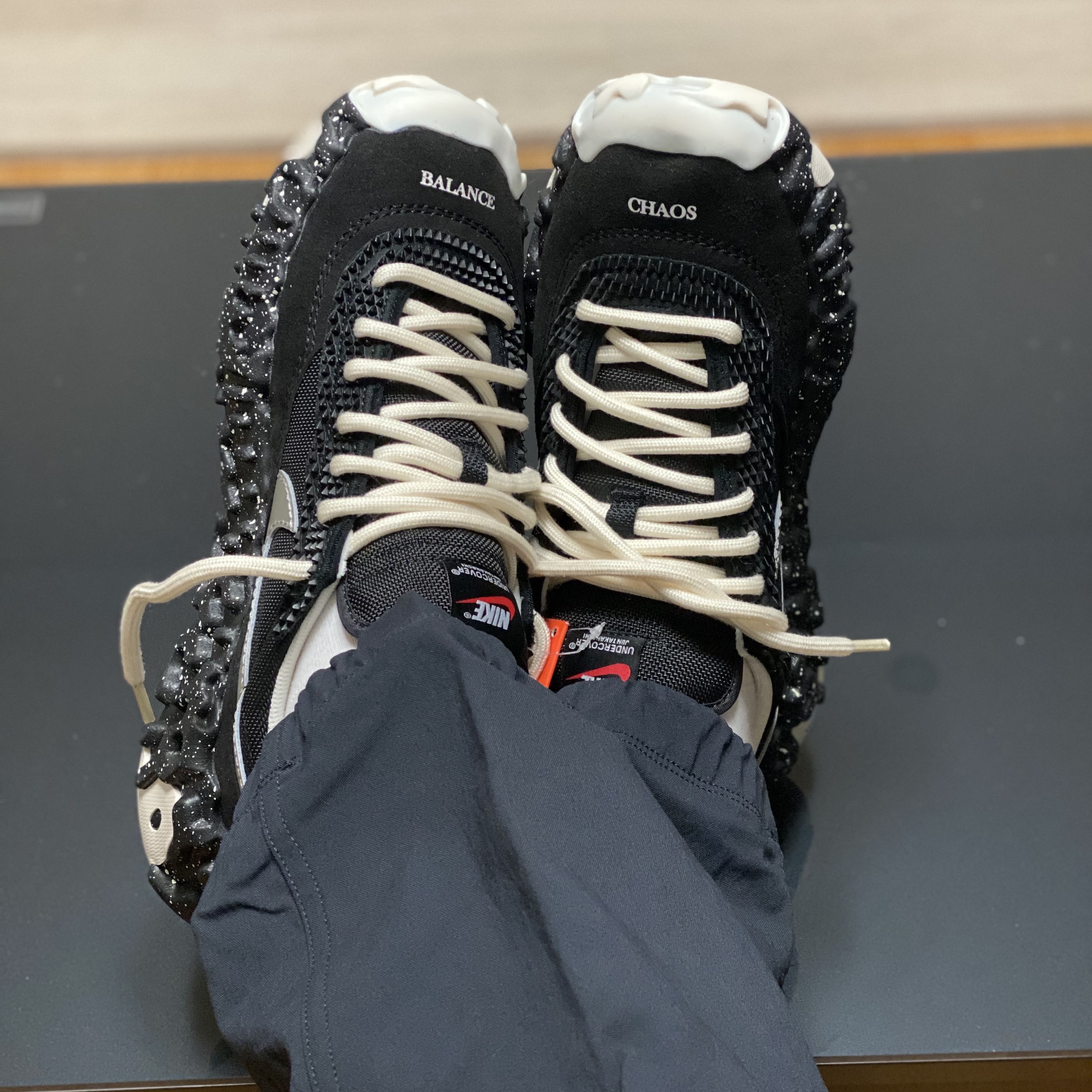 Nike x Undercover Overbreak SP Black 착용 스타일 - 1