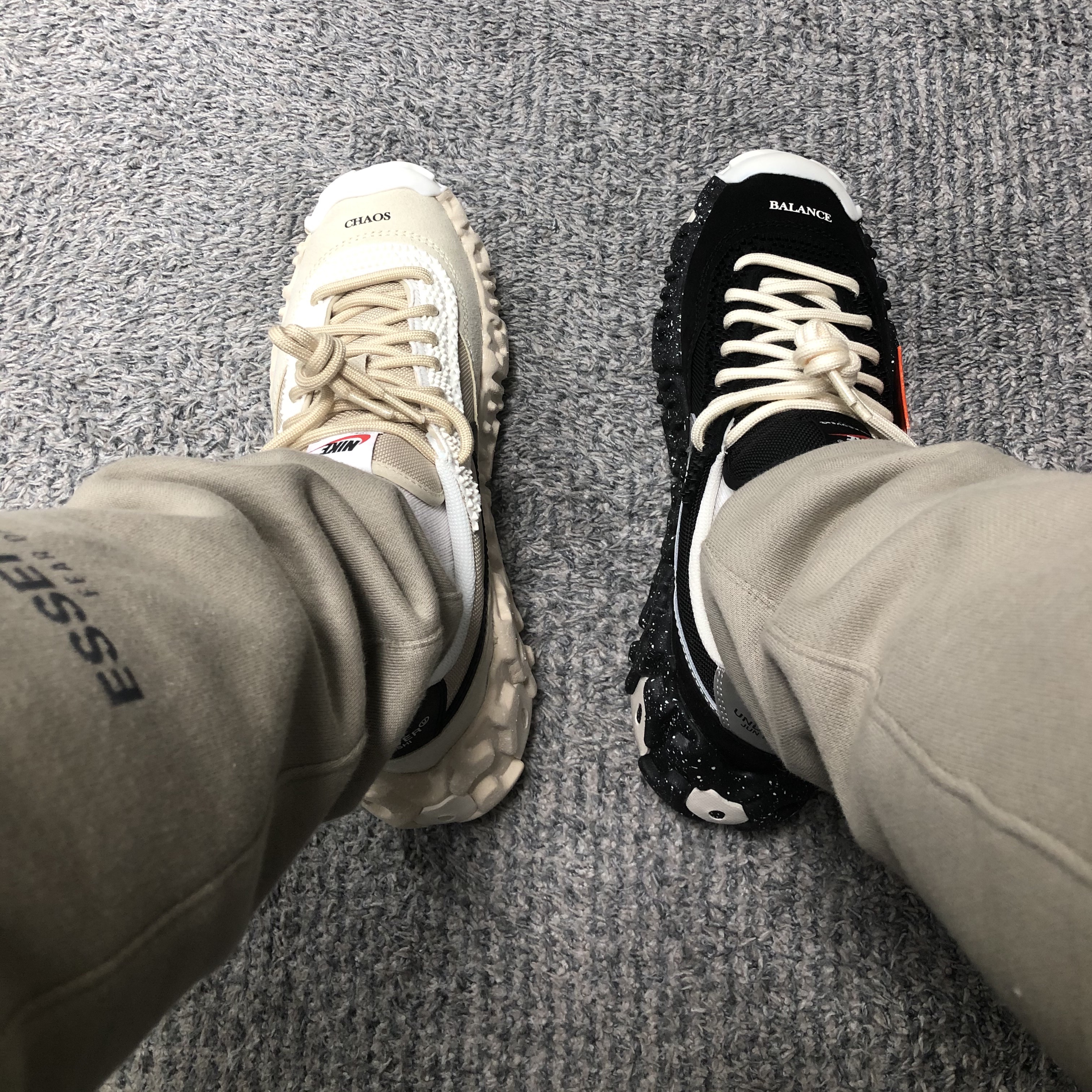 Nike x Undercover Overbreak SP Overcast, Nike x Undercover Overbreak SP Black 착용 스타일 - 1