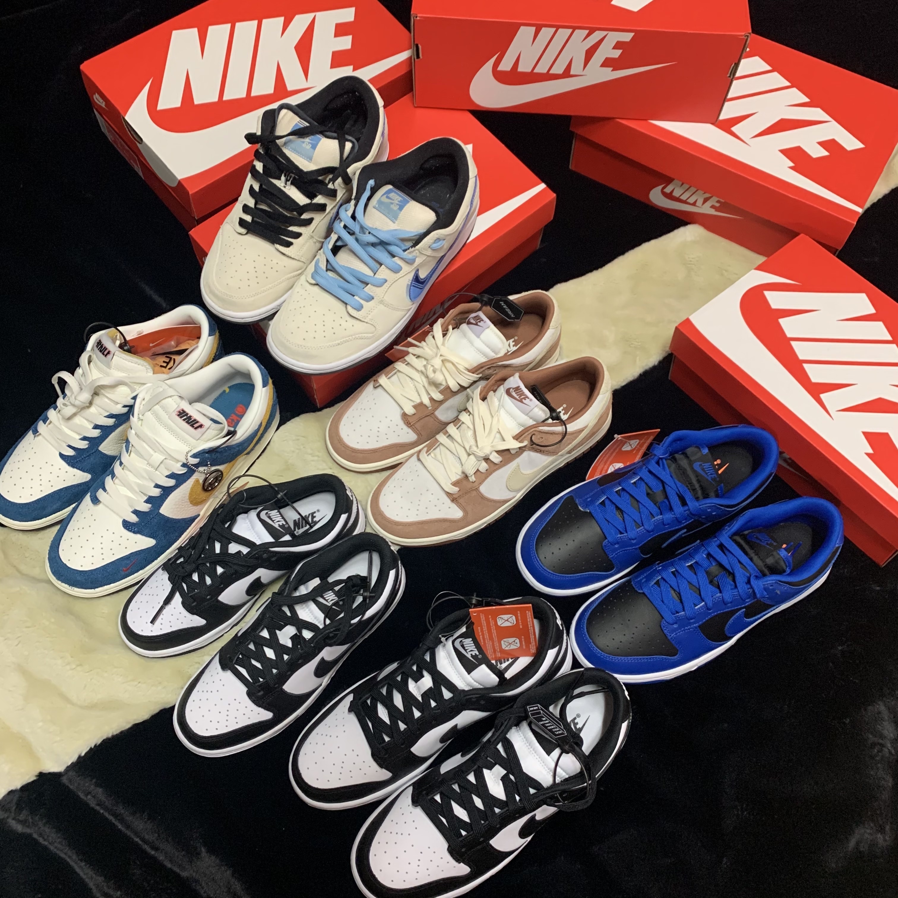 (W) Nike Dunk Low Black, Nike Dunk Low Retro Black 착용 스타일