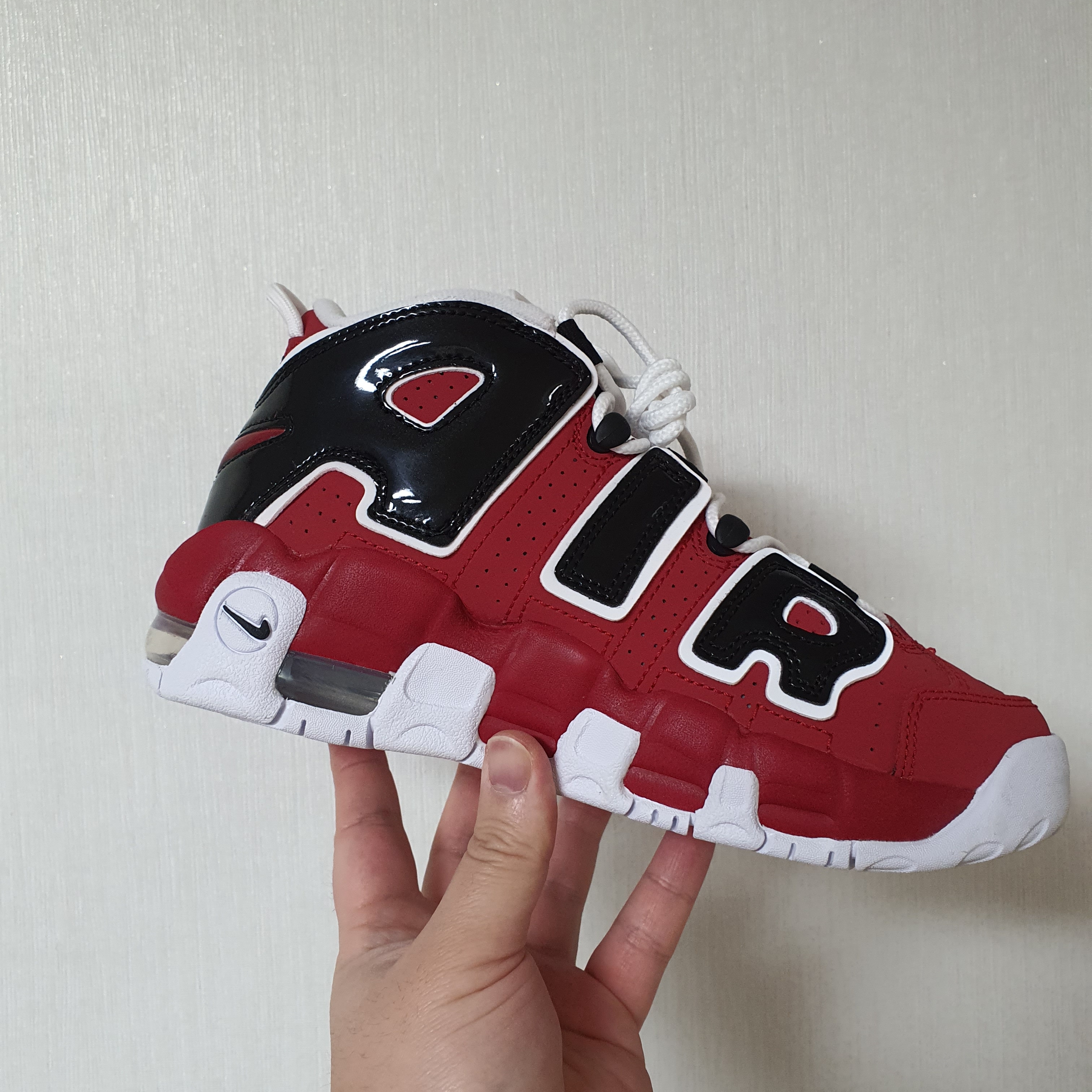 (GS) Nike Air More Uptempo 96 Bulls 2016 착용 스타일 - 3