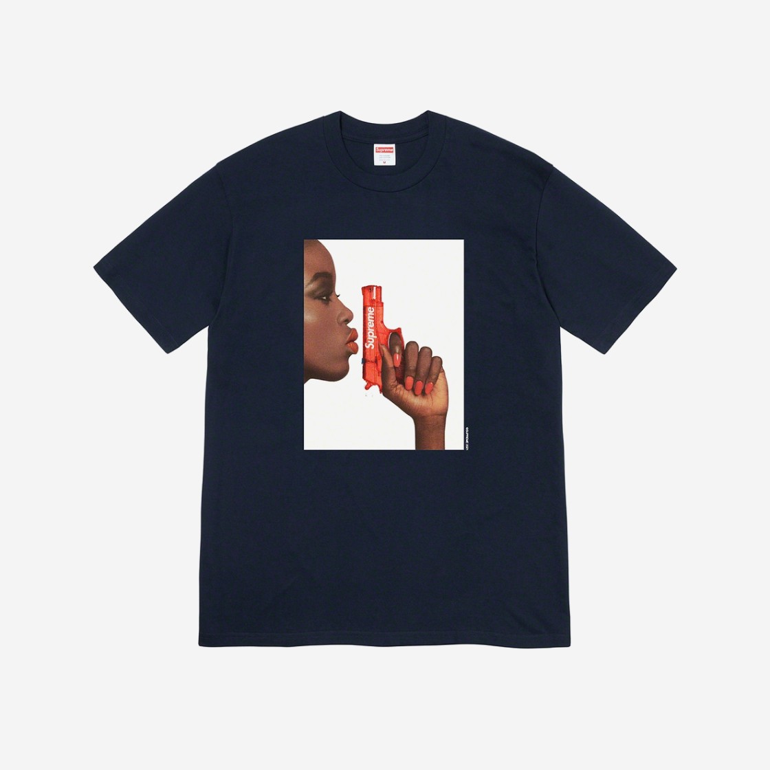 Supreme Water Pistol T-Shirt Navy - 21SS 상세 이미지 1