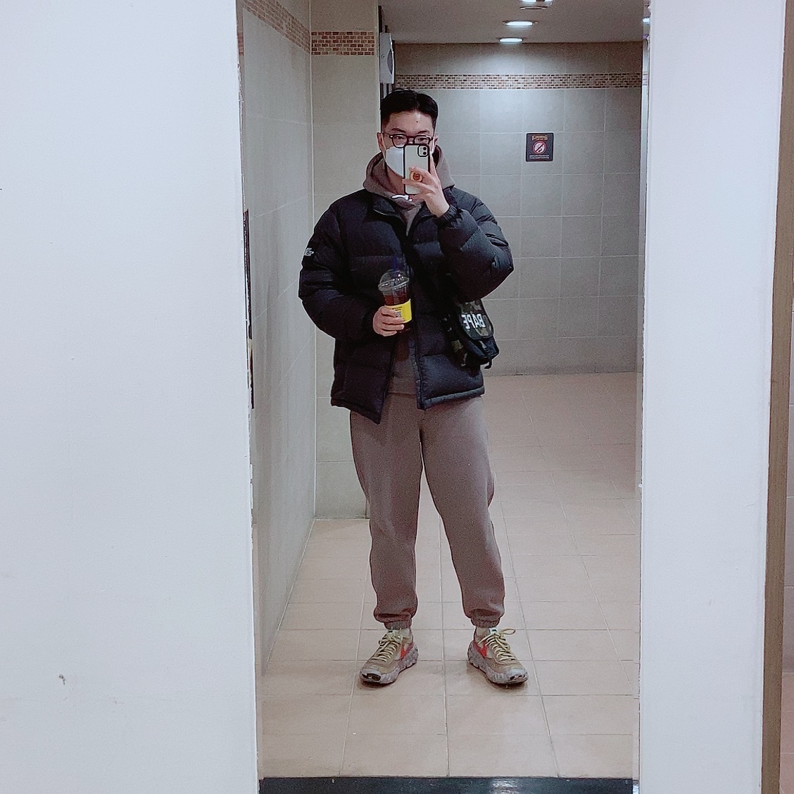Nike Overbreak SP College Grey 착용 스타일