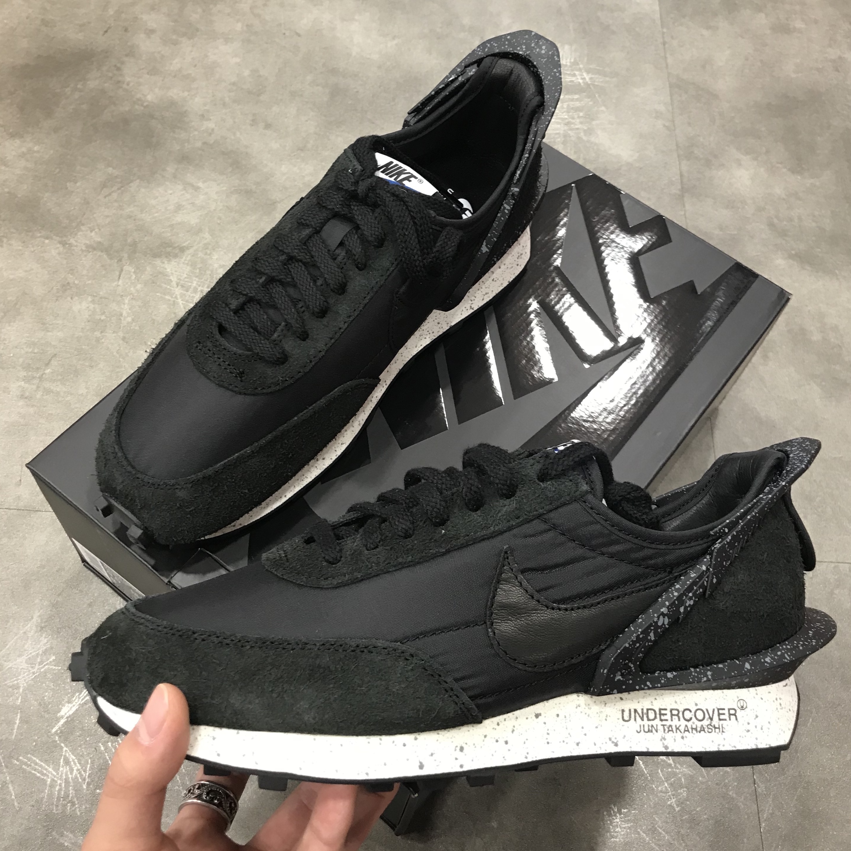 (W) Nike x Undercover Daybreak Black Sail 착용 스타일