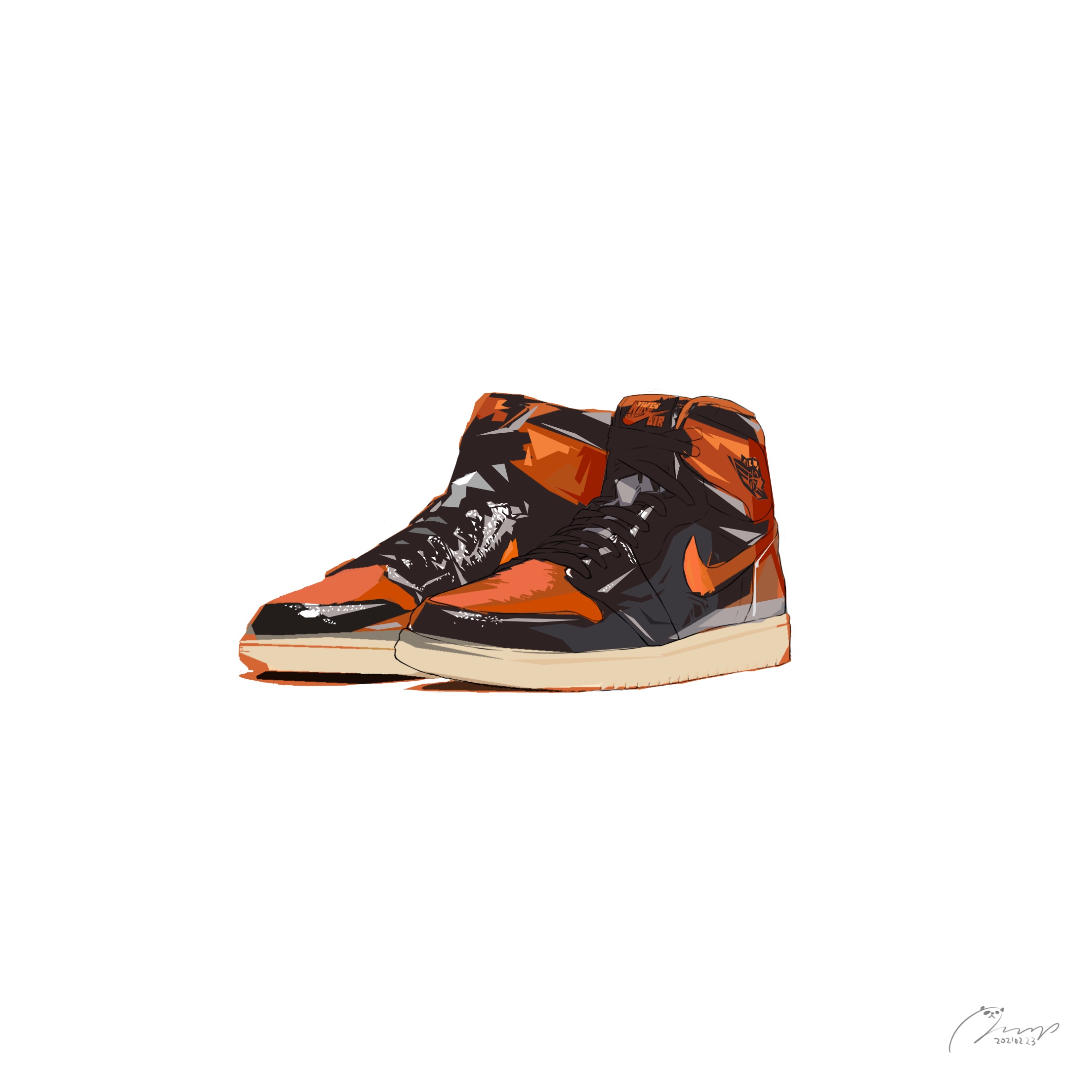 Jordan 1 Retro High Shattered Backboard 3.0 착용 스타일