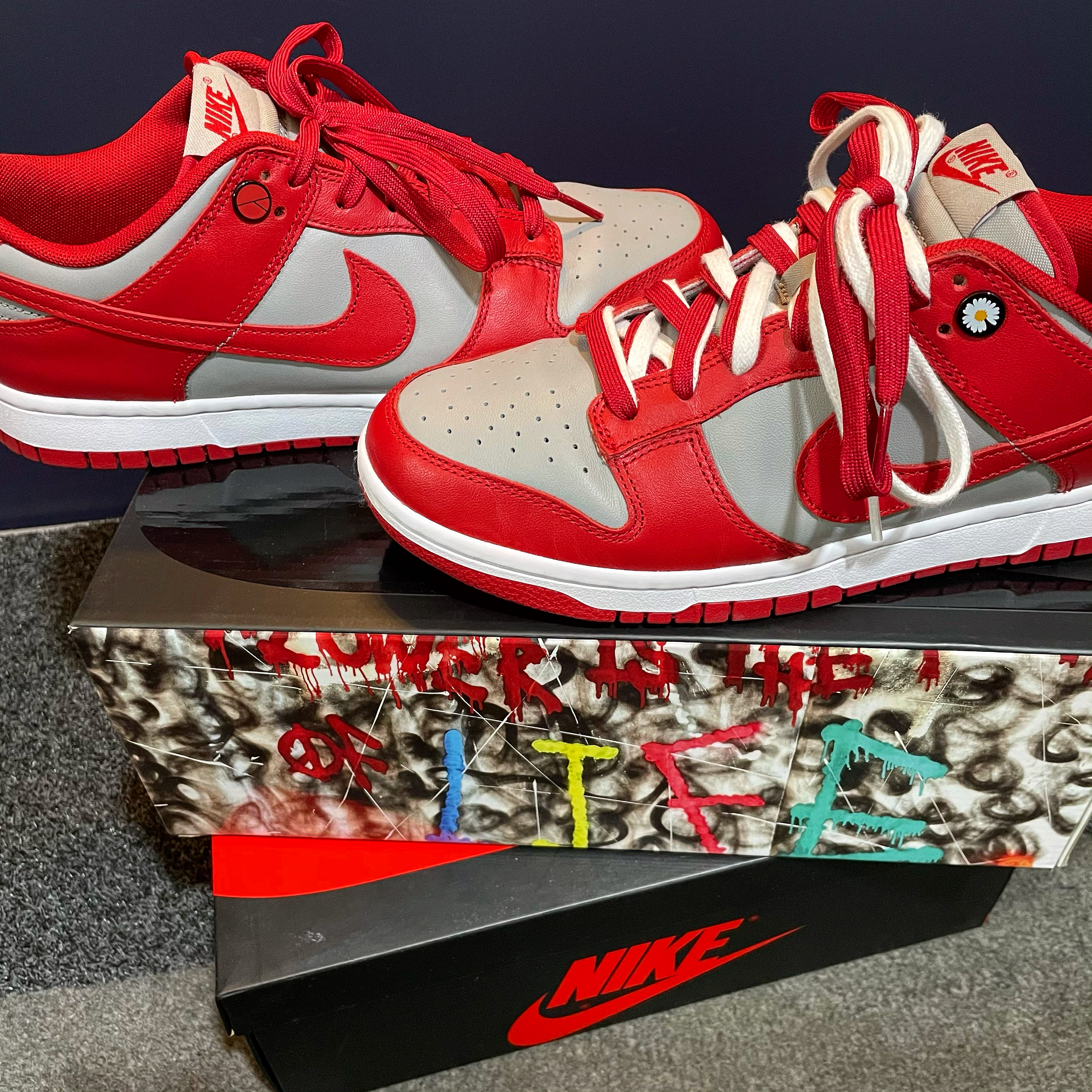 Nike Dunk Low Retro Medium Grey 착용 스타일 - 1