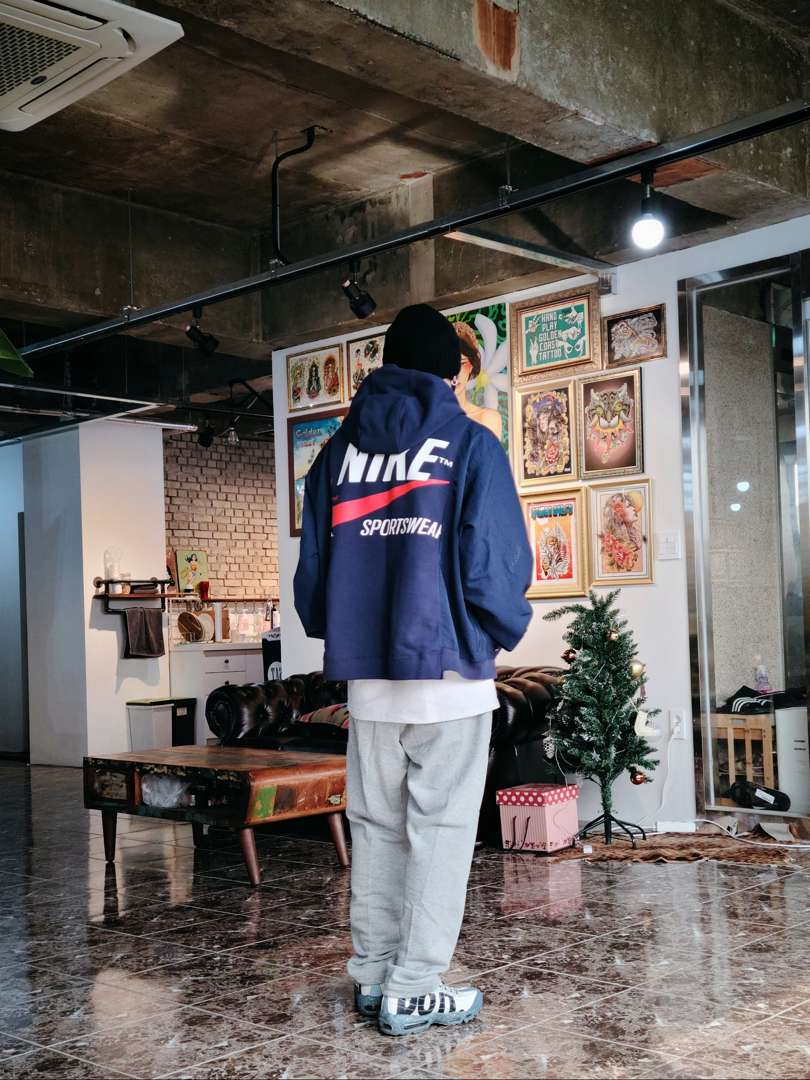 Supreme Cashmere Beanie Black - 20FW, Nike Air Max 95 Just Do It Mt. Fuji 착용 스타일 - 2