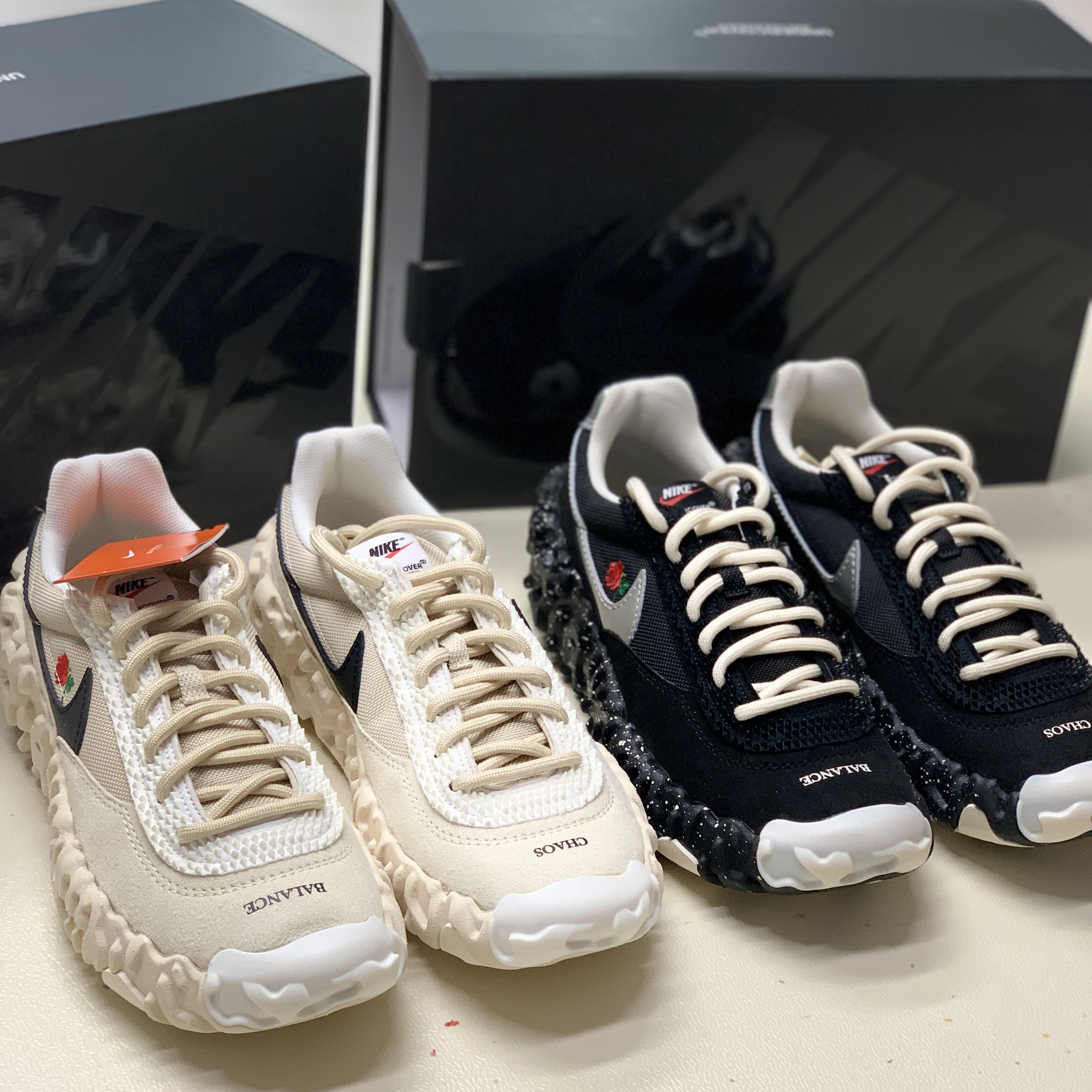 Nike x Undercover Overbreak SP Overcast, Nike x Undercover Overbreak SP Black 착용 스타일