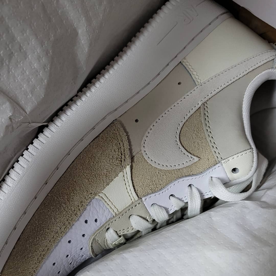 (W) Nike Air Force 1 '07 Coconut Milk 착용 스타일