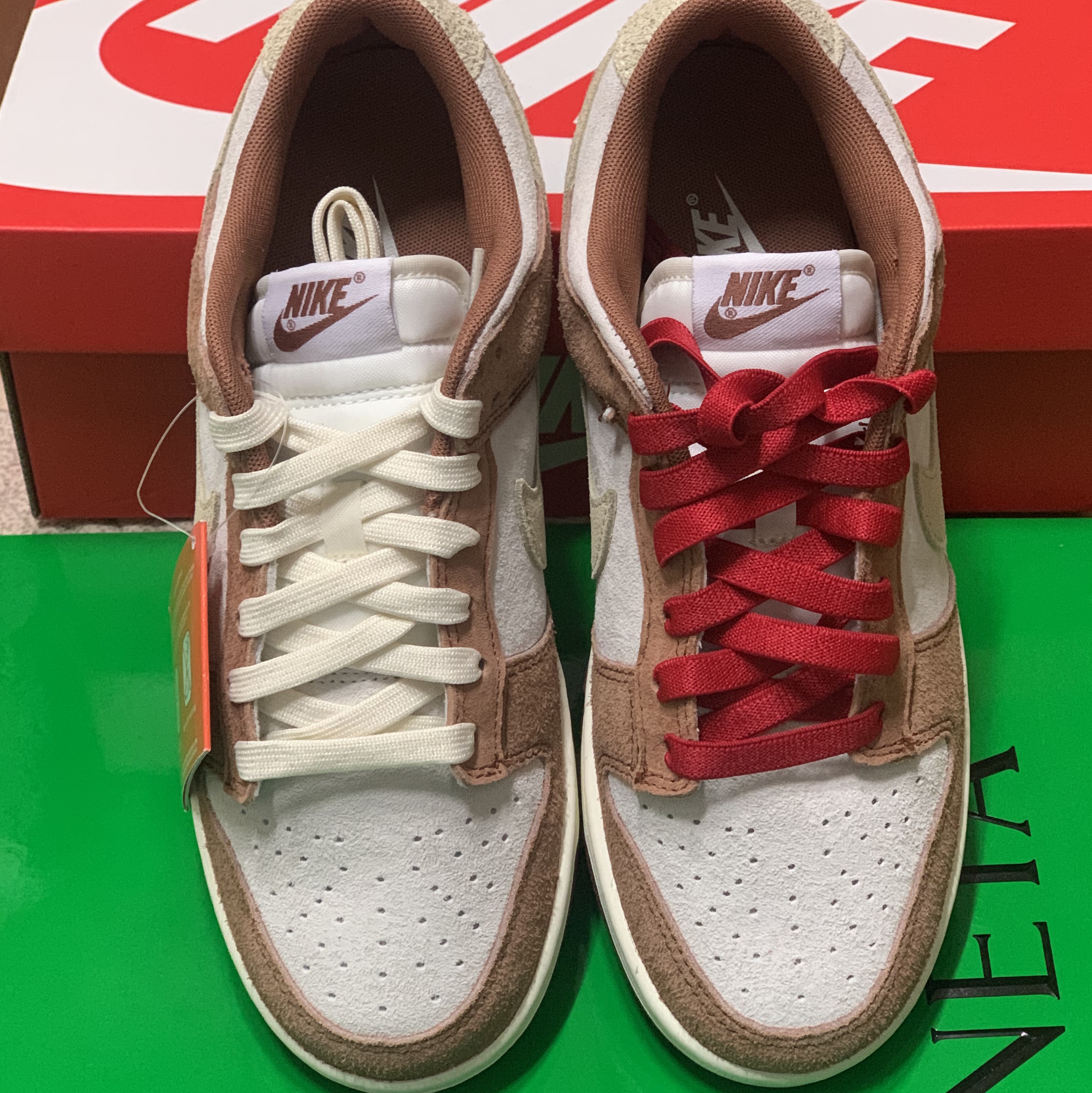 Nike Dunk Low Pro Premium Medium Curry 착용 스타일 - 1