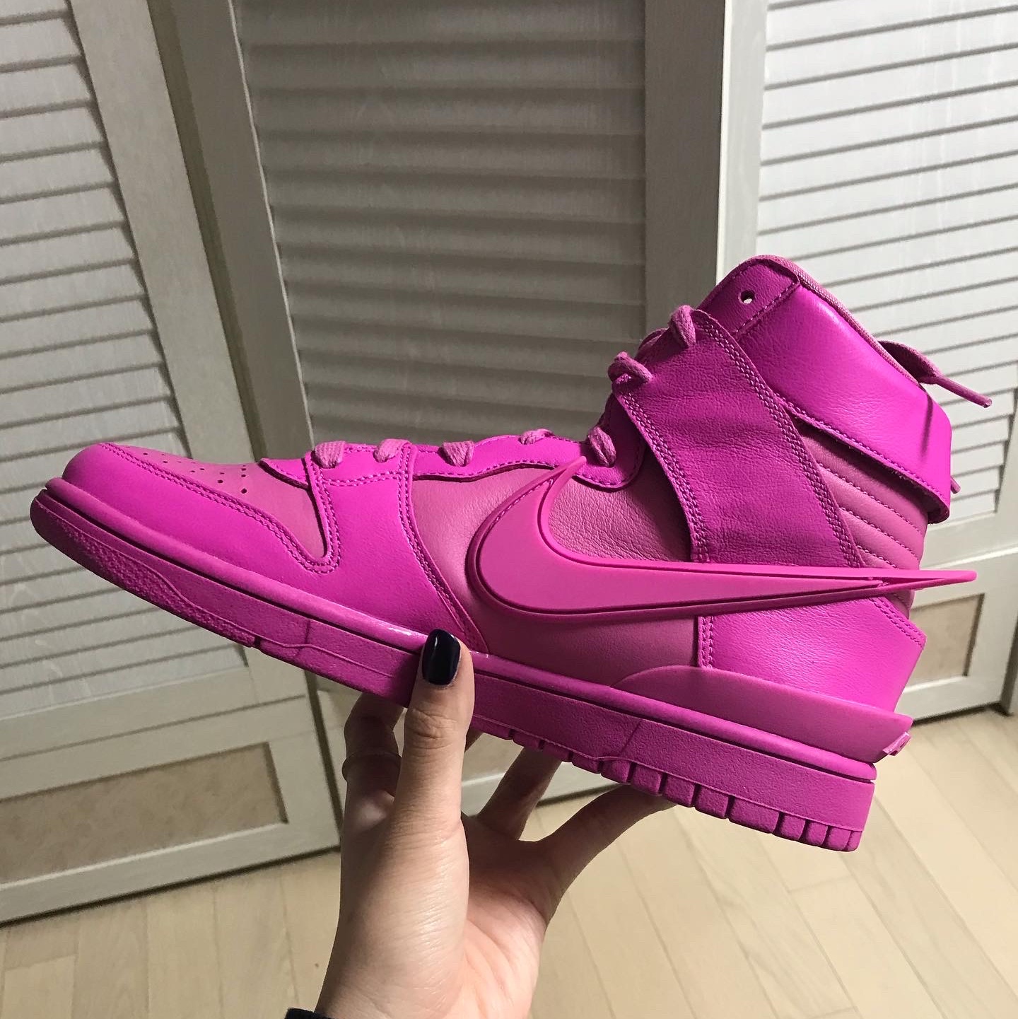 Nike x Ambush Dunk High Cosmic Fuchsia 착용 스타일