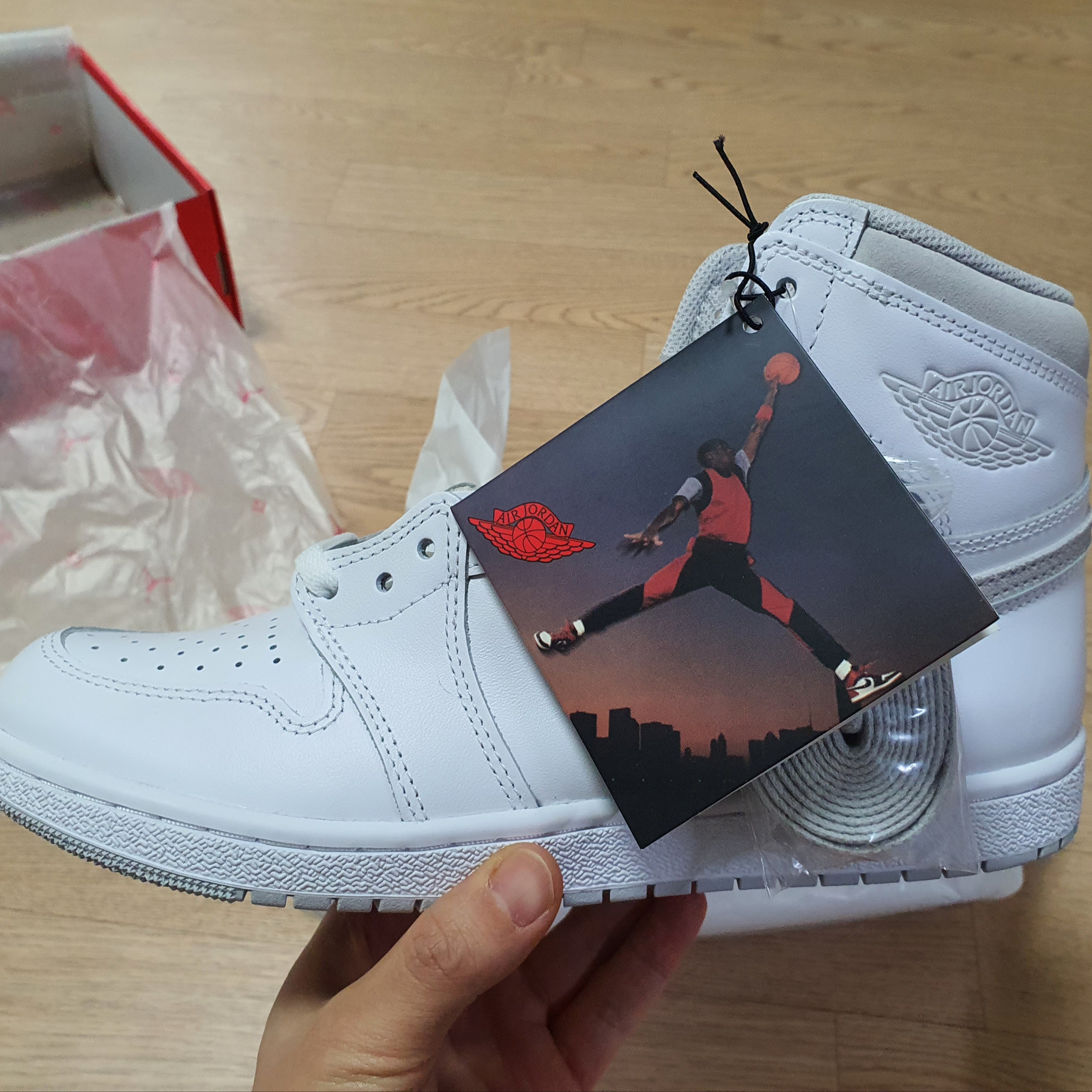 Jordan 1 High 85 Neutral Grey 착용 스타일 - 1