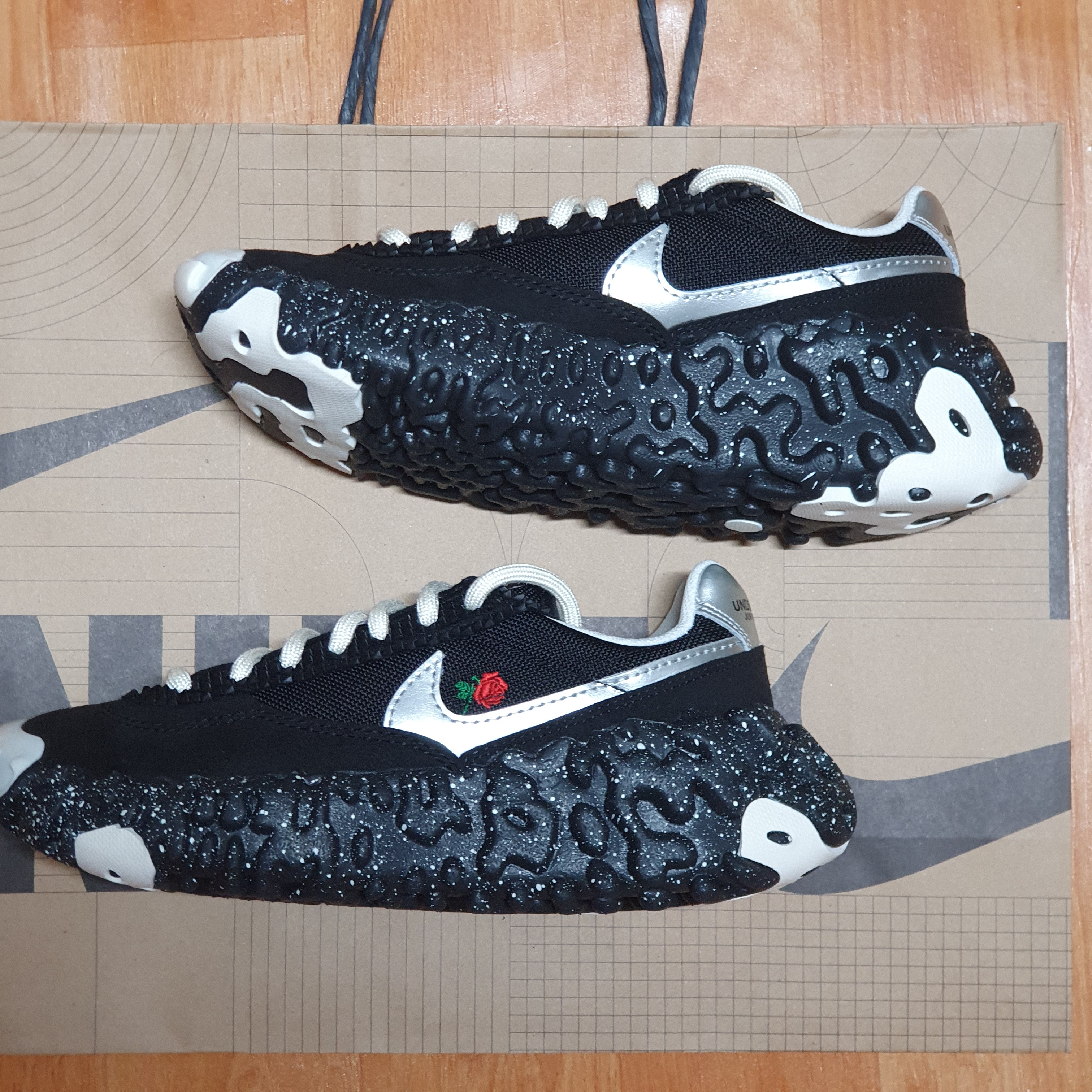 Nike x Undercover Overbreak SP Black 착용 스타일 - 2