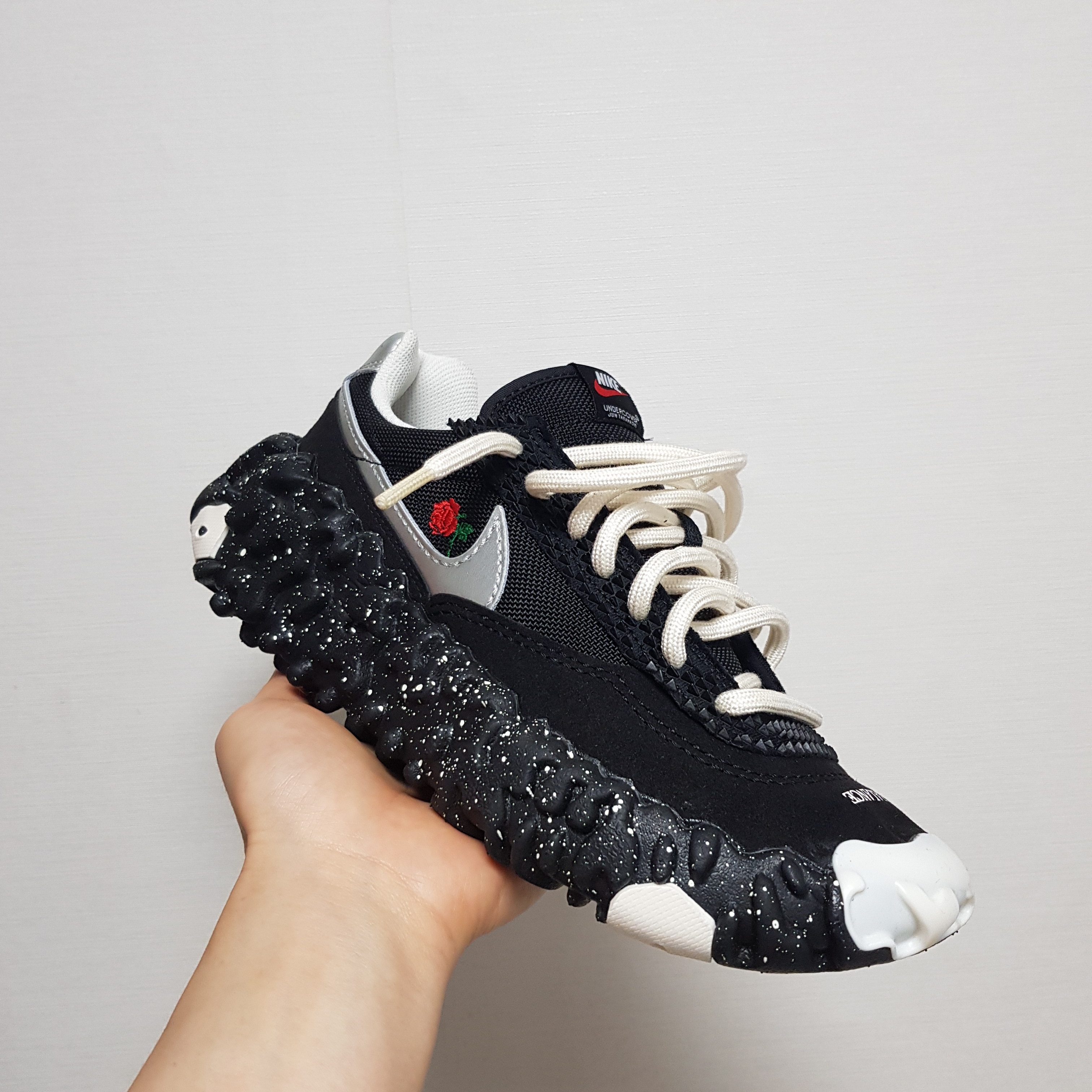 Nike x Stussy Air Huarache LE Desert Oak, Nike x Undercover Overbreak SP Black 착용 스타일 - 2