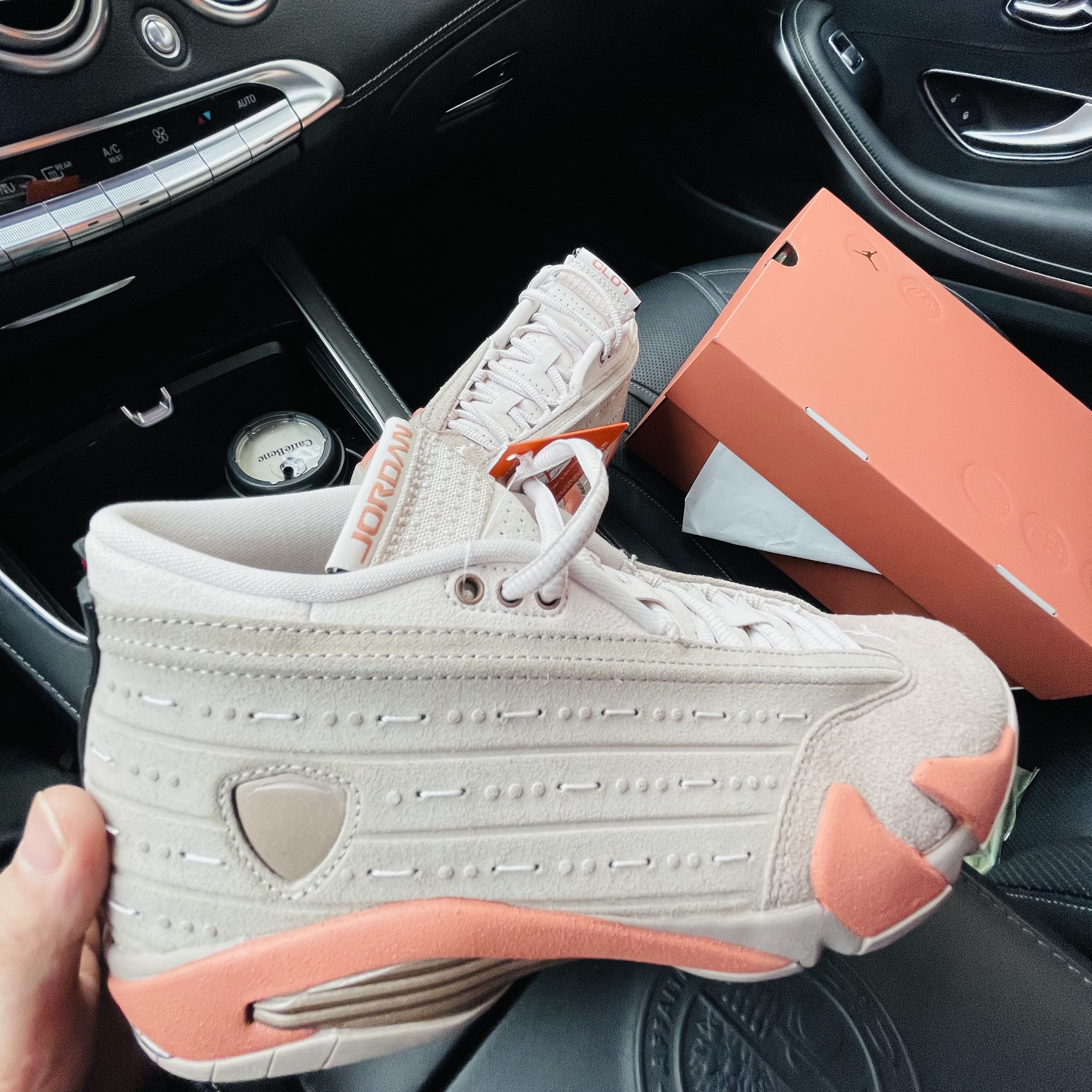 Jordan 14 x Clot Retro Low Terracotta 착용 스타일 - 3