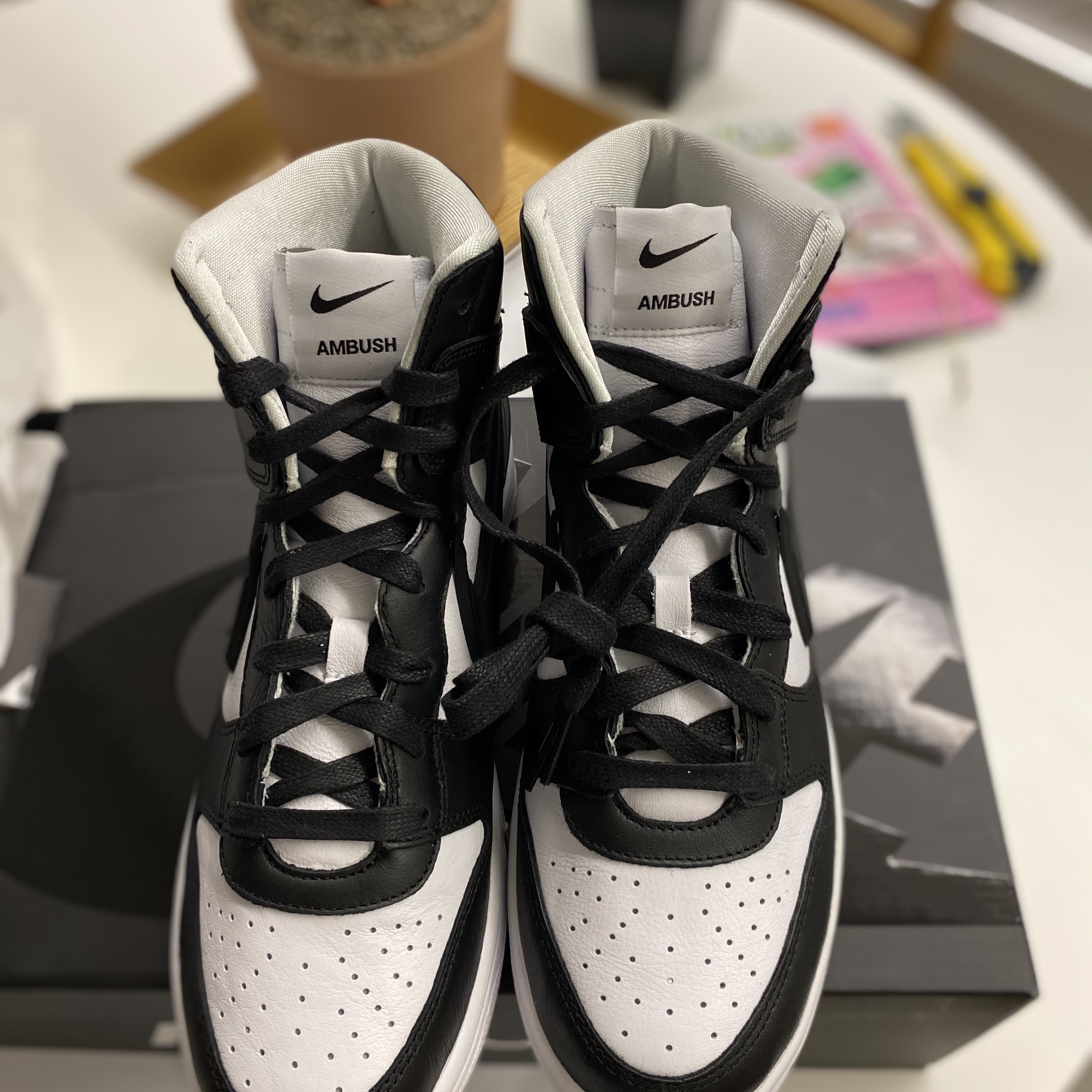 Nike x Ambush Dunk High Black 착용 스타일 - 4