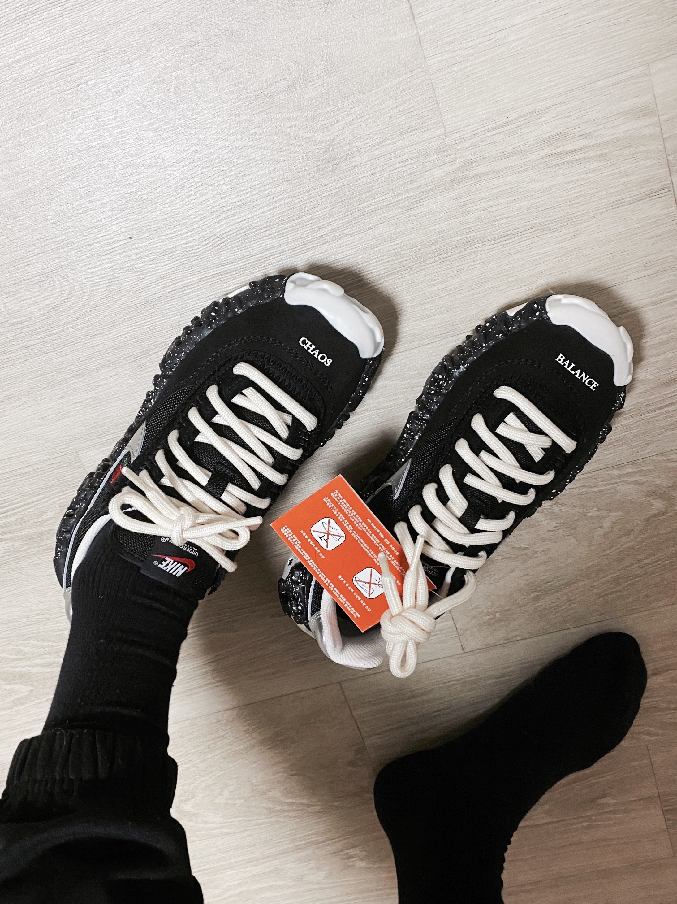 Nike x Undercover Overbreak SP Black 착용 스타일 - 3