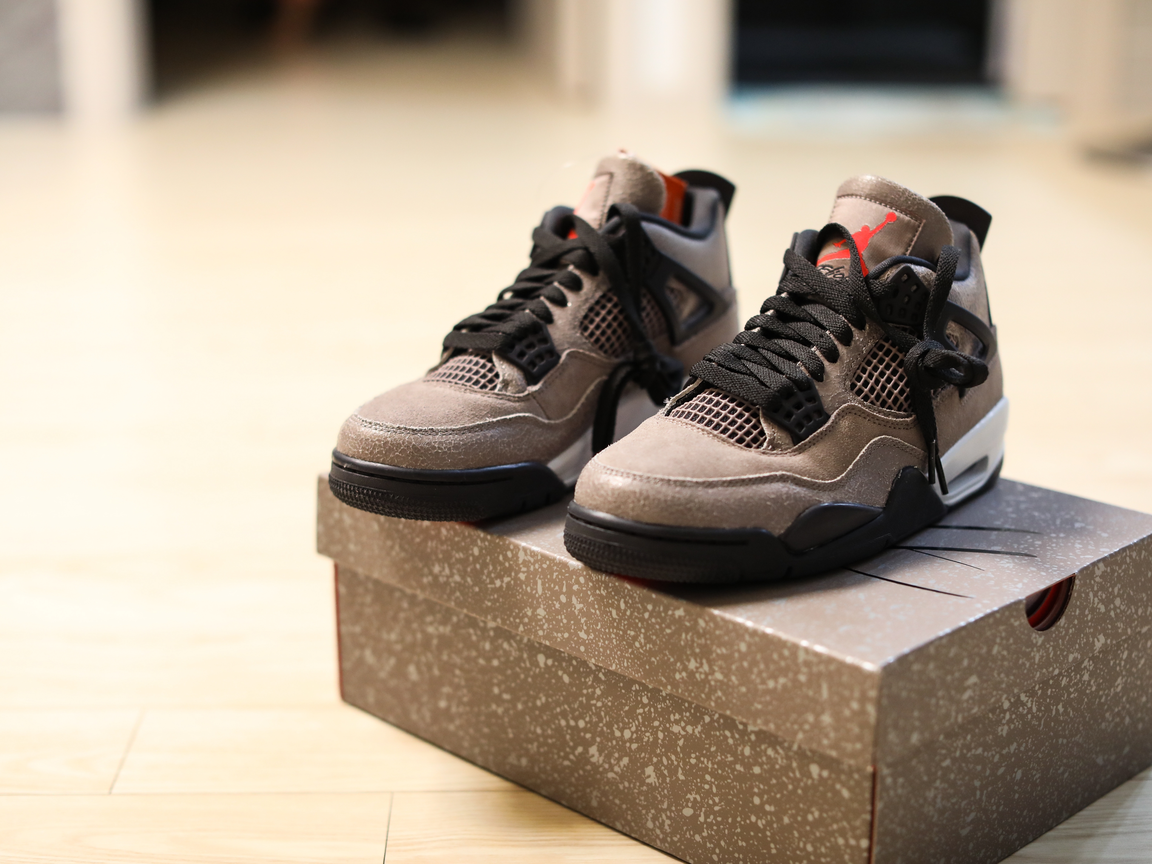 Jordan 4 Retro Taupe Haze 착용 스타일 - 1