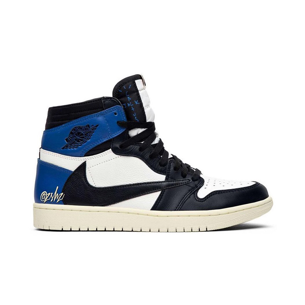 Jordan 1 x Travis Scott Retro High OG SP Mocha 착용 스타일 - 2