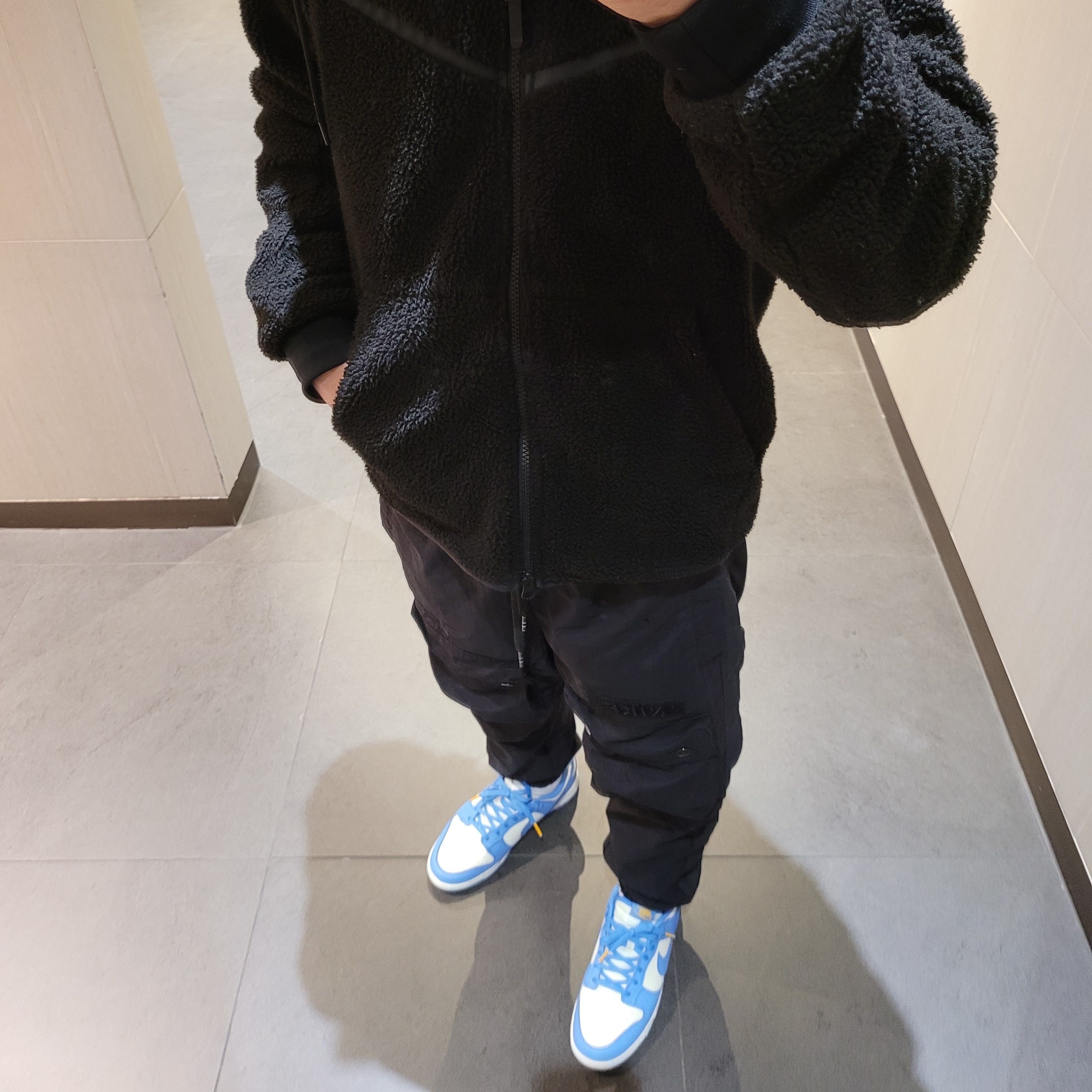 (TD) Nike Dunk Low Black, (W) Nike Dunk Low Coast 착용 스타일 - 2