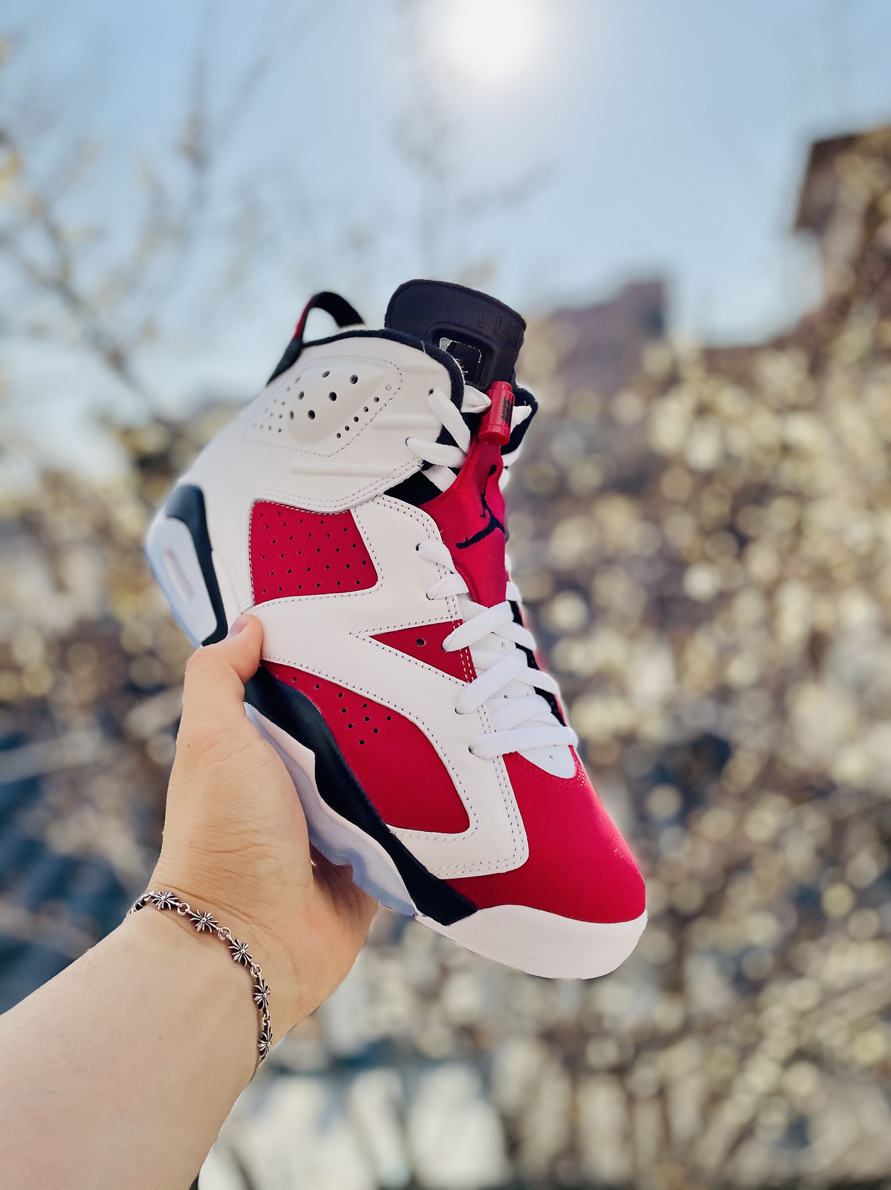 Jordan 6 Retro Carmine 2021 착용 스타일