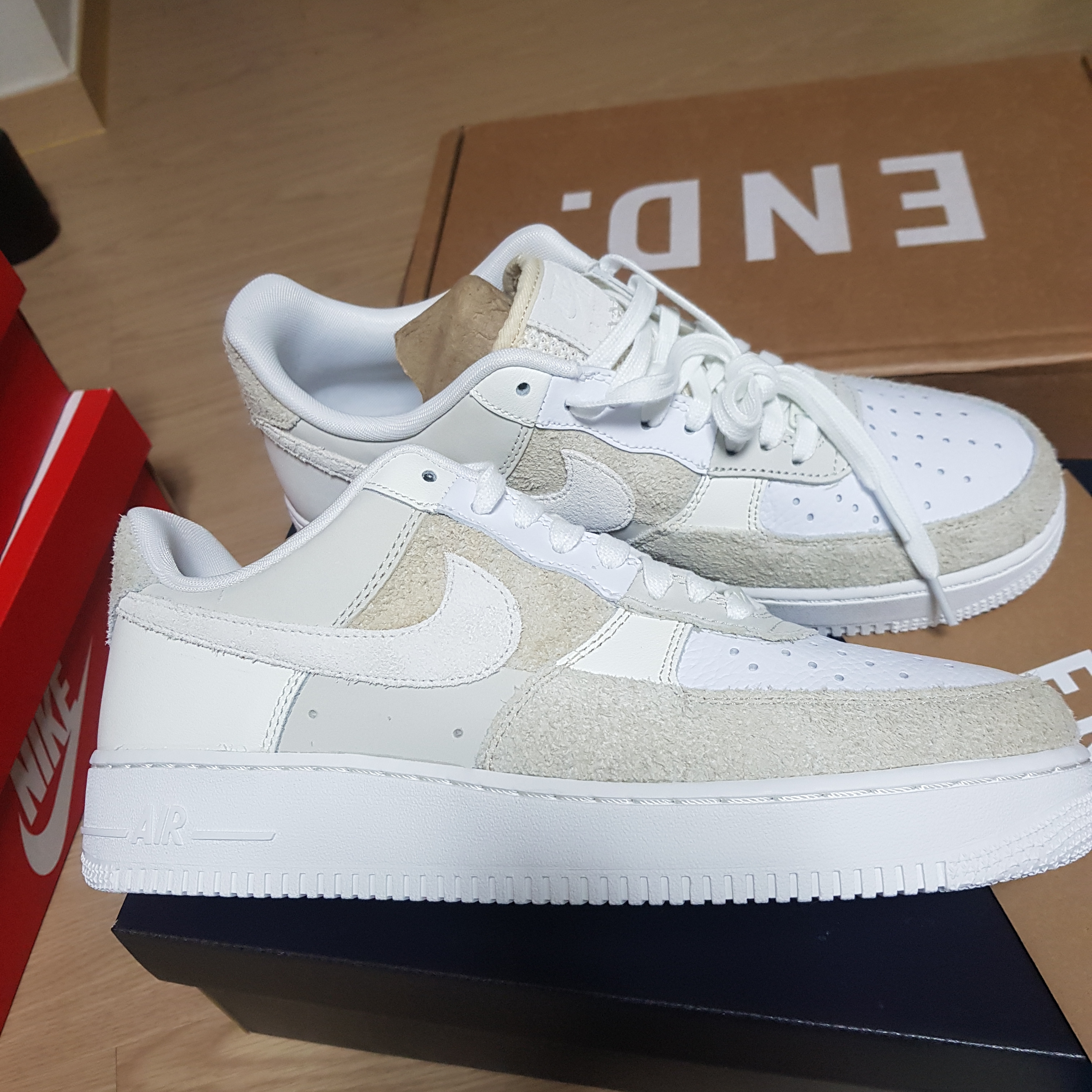 (W) Nike Air Force 1 '07 Coconut Milk 착용 스타일